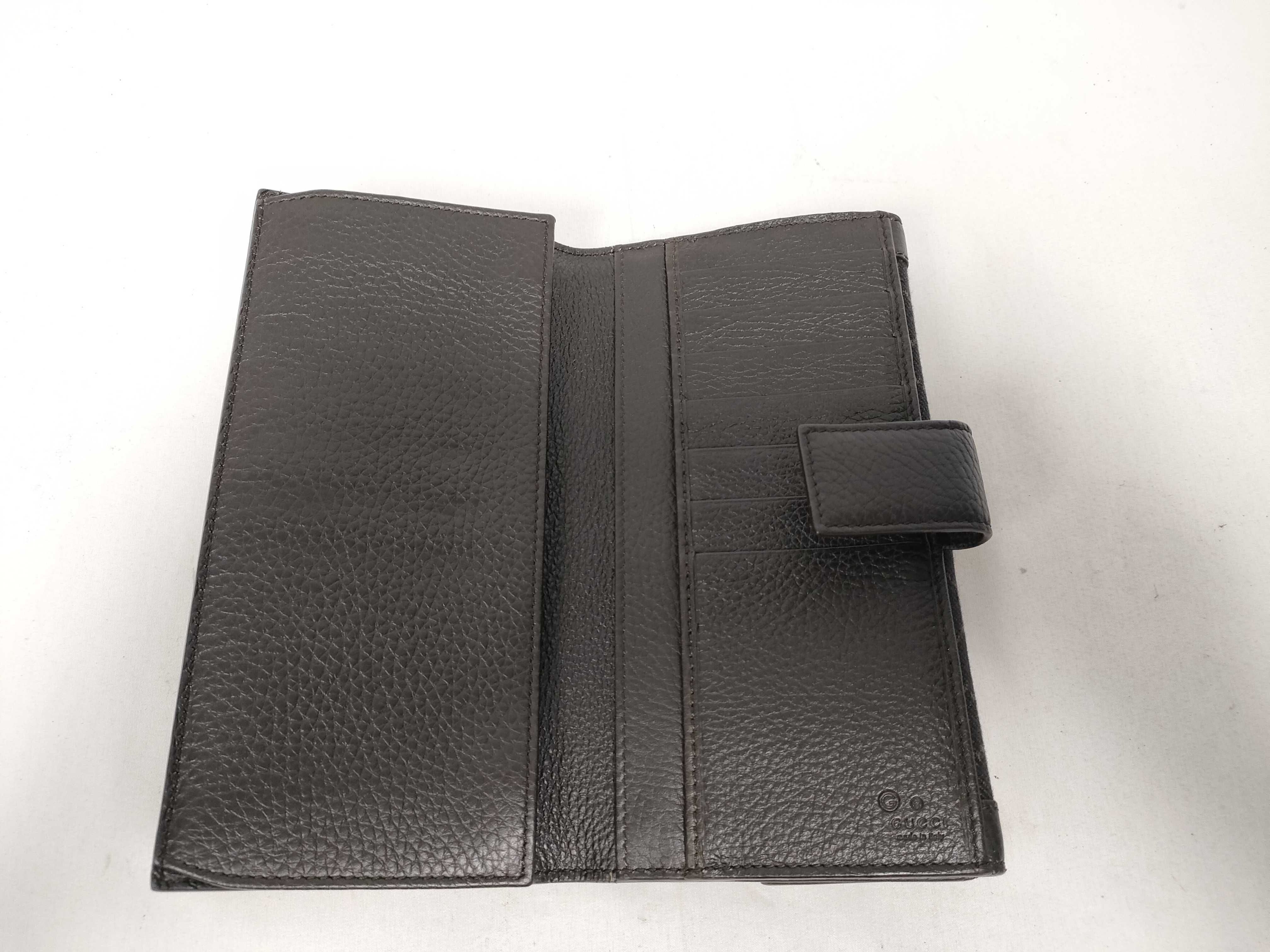 GG Canvas Bi-fold Long Wallet with Double Snap Closure — view 9