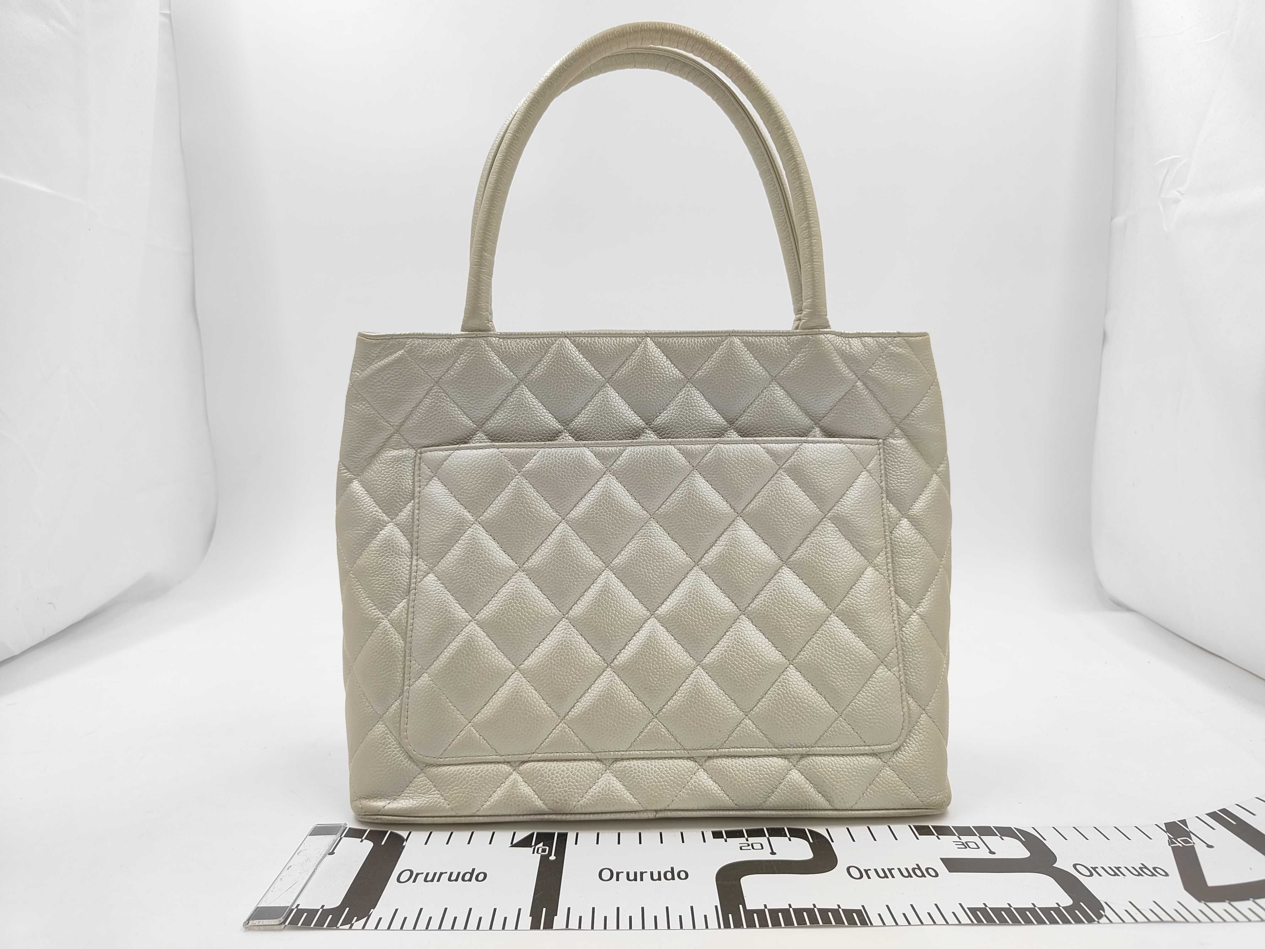 Reissue Tote Bag, Caviar Leather, with Seal — view 2