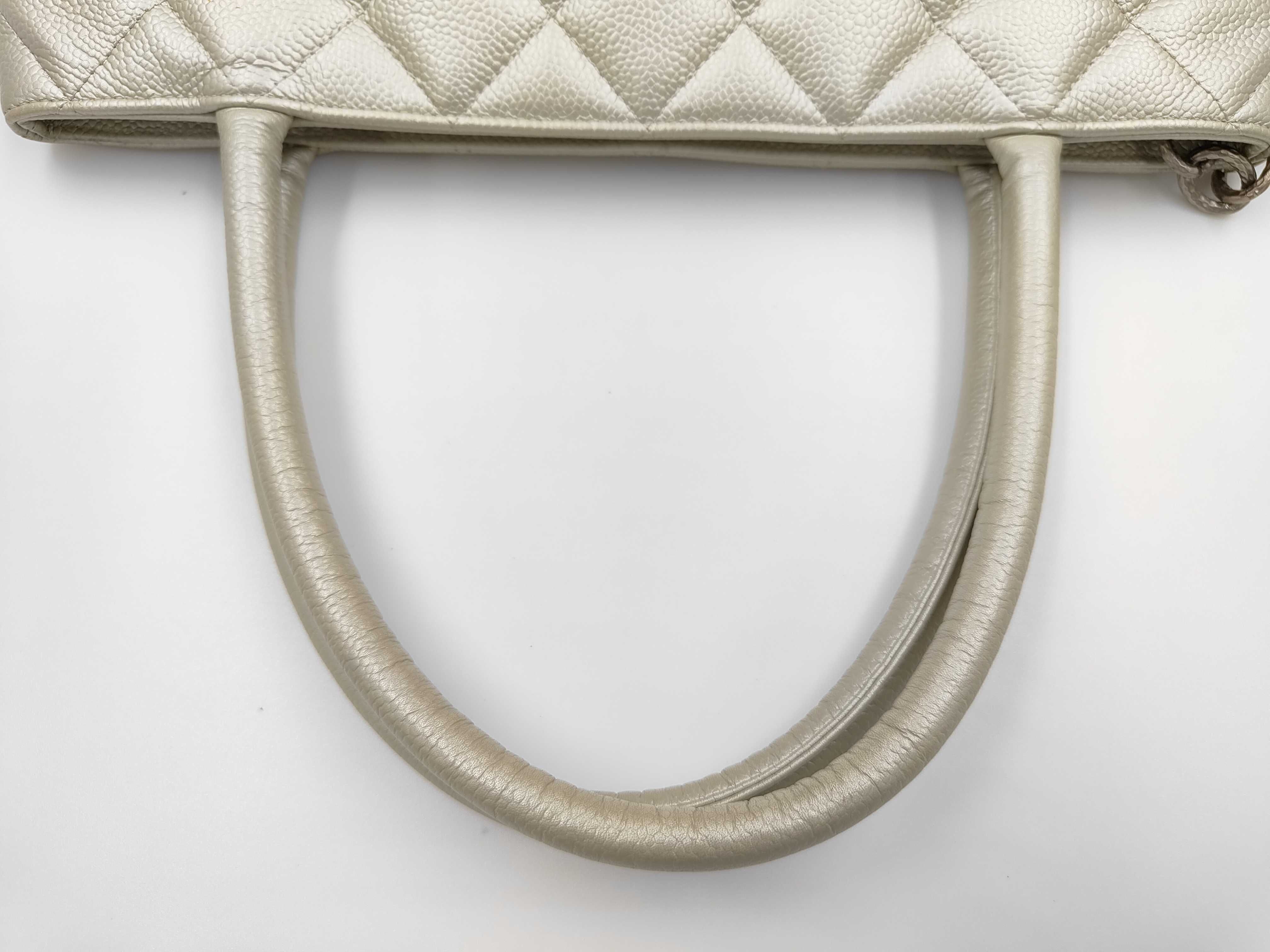 Reissue Tote Bag, Caviar Leather, with Seal — view 6