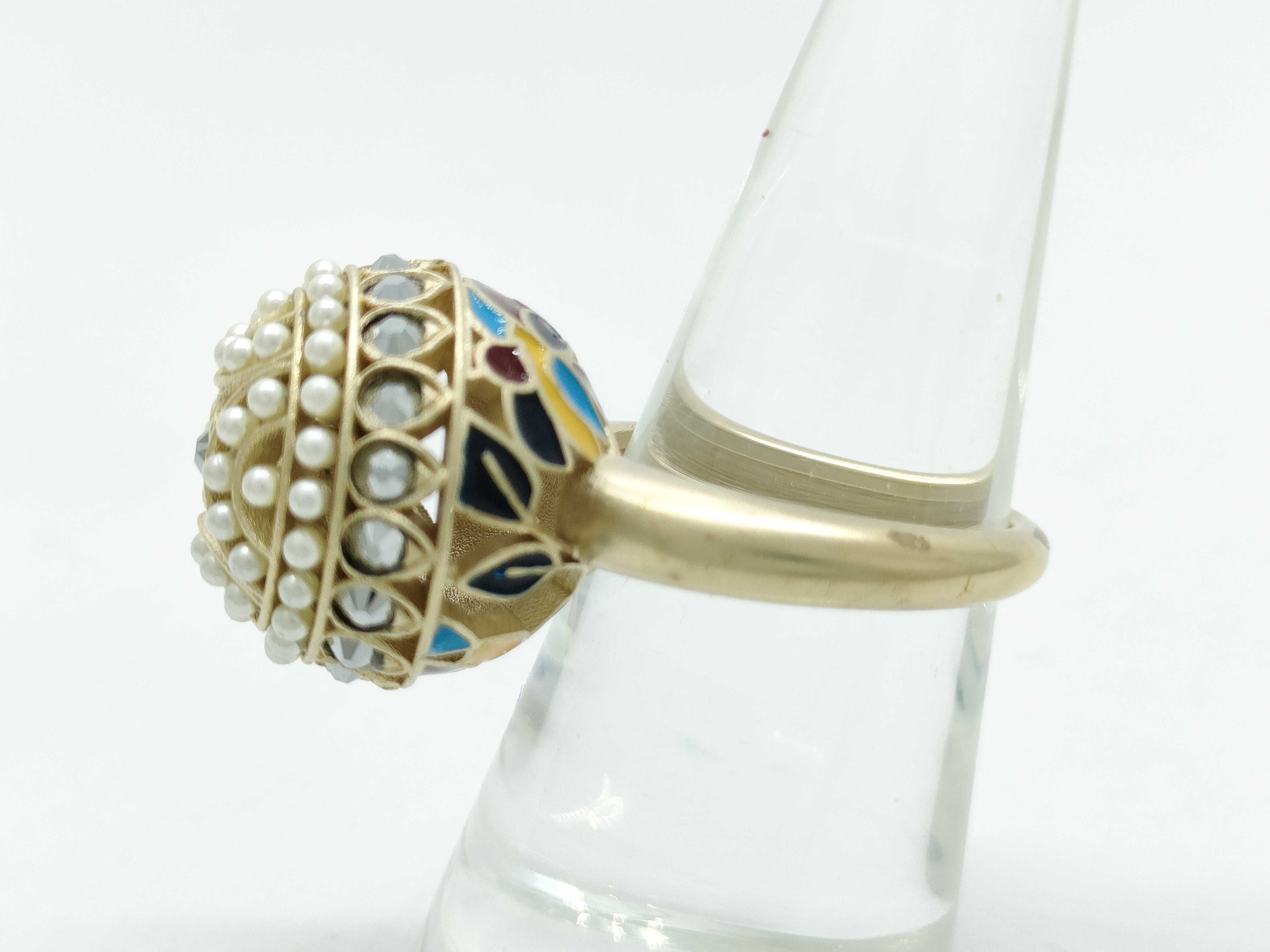 Tribal Rhinestone Ring, 7.5g — view 2