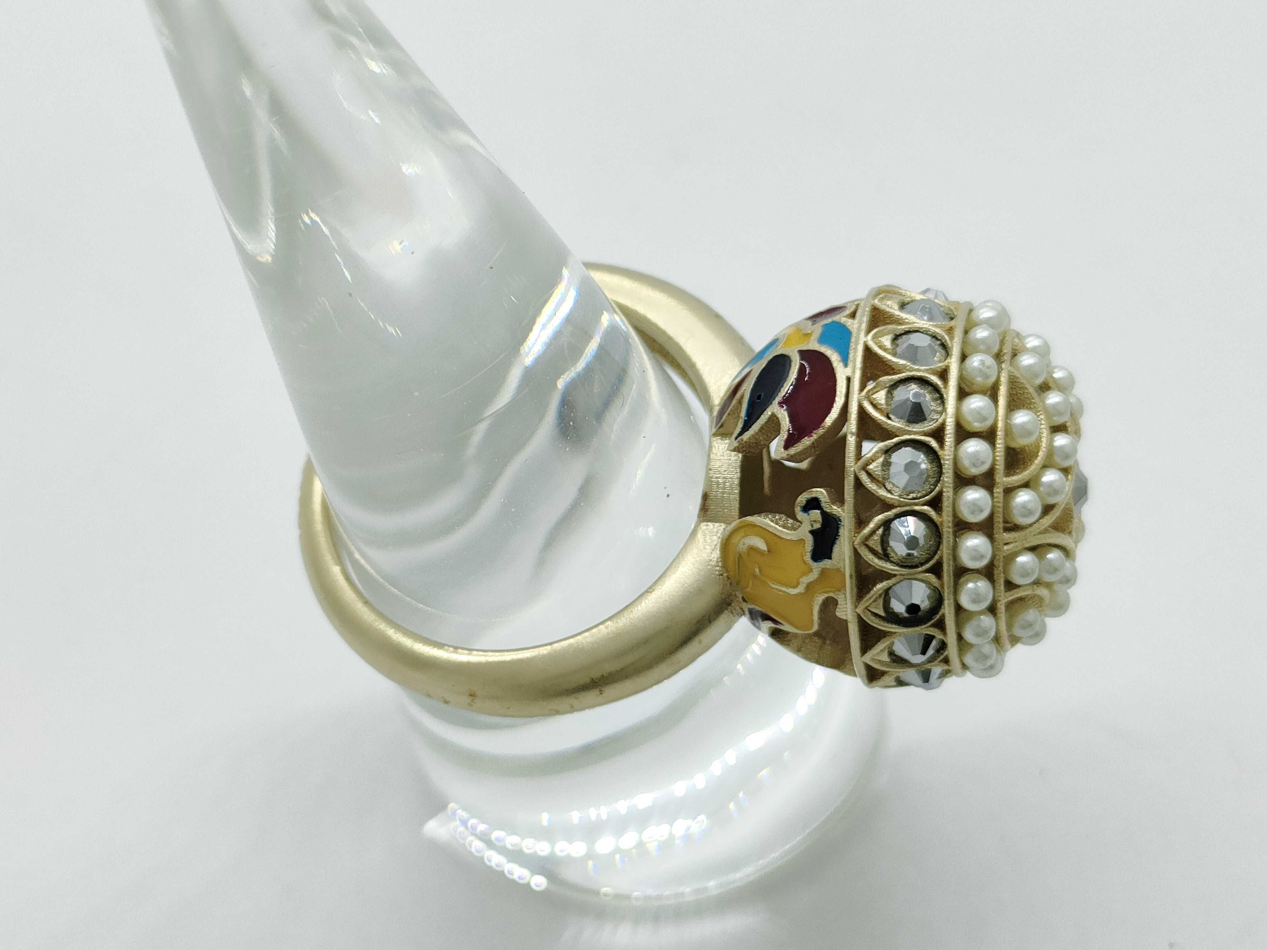 Tribal Rhinestone Ring, 7.5g — view 3