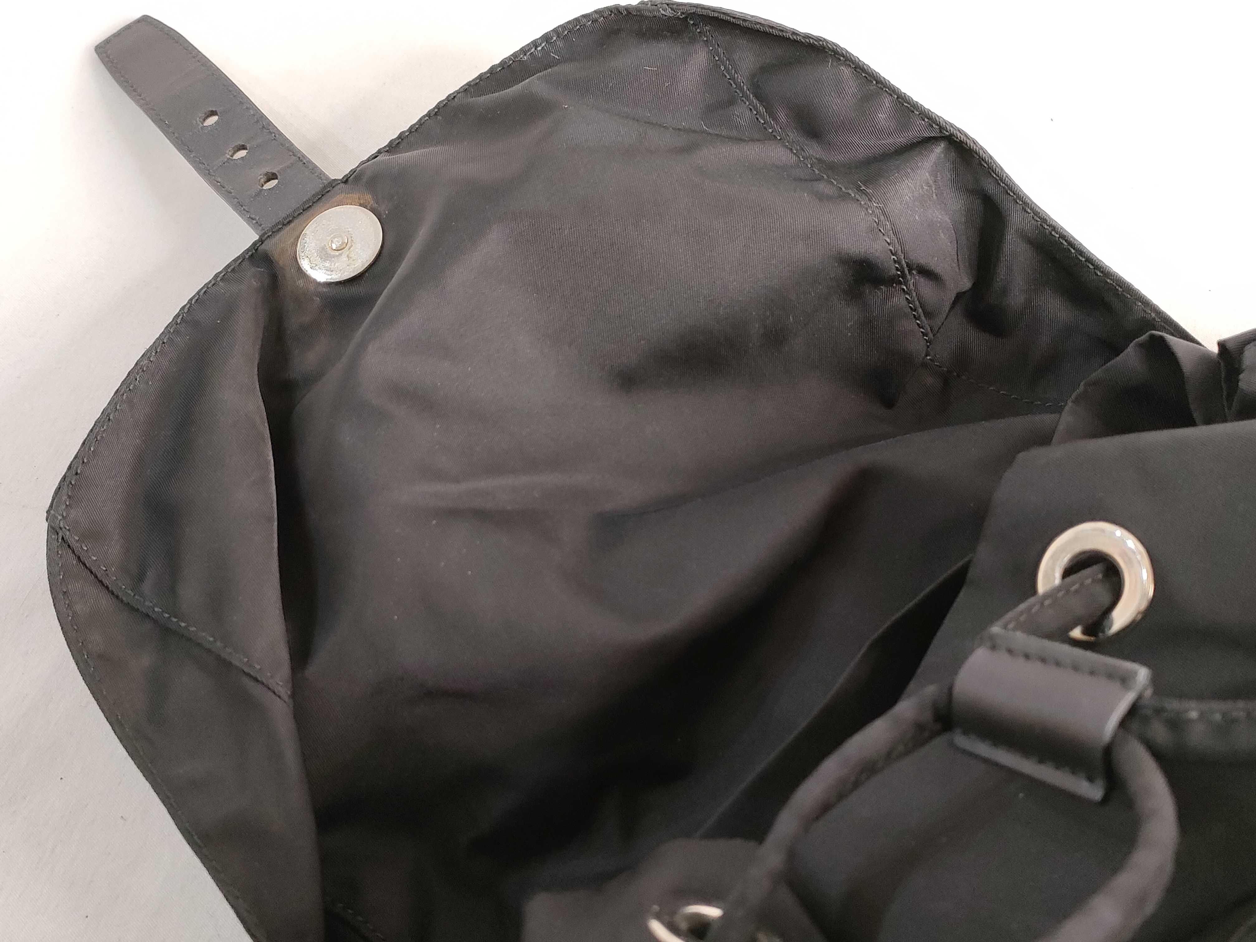 nylon backpack, black nylon backpack. — view 8