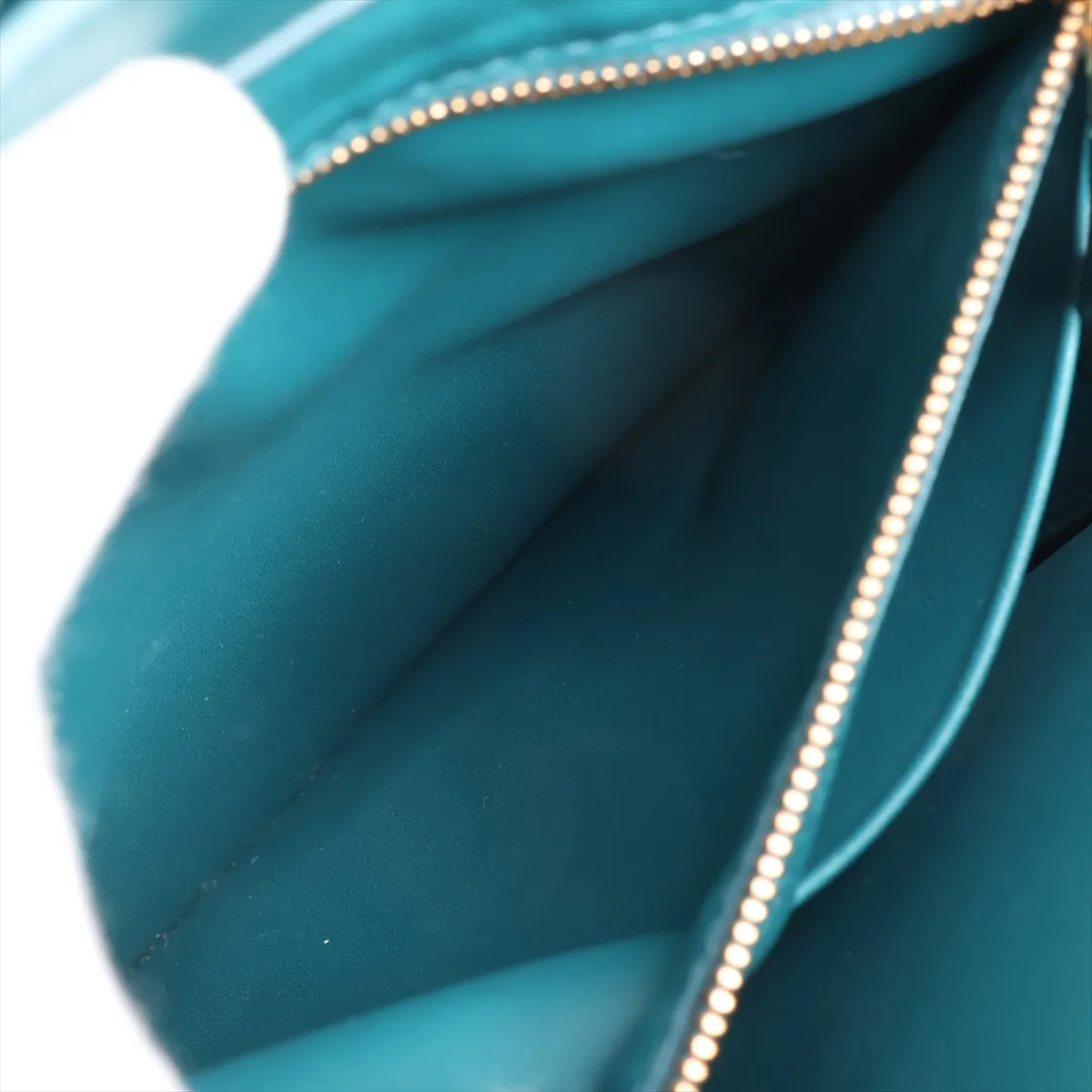 Marie Leather Shoulder Bag, Green — view 9