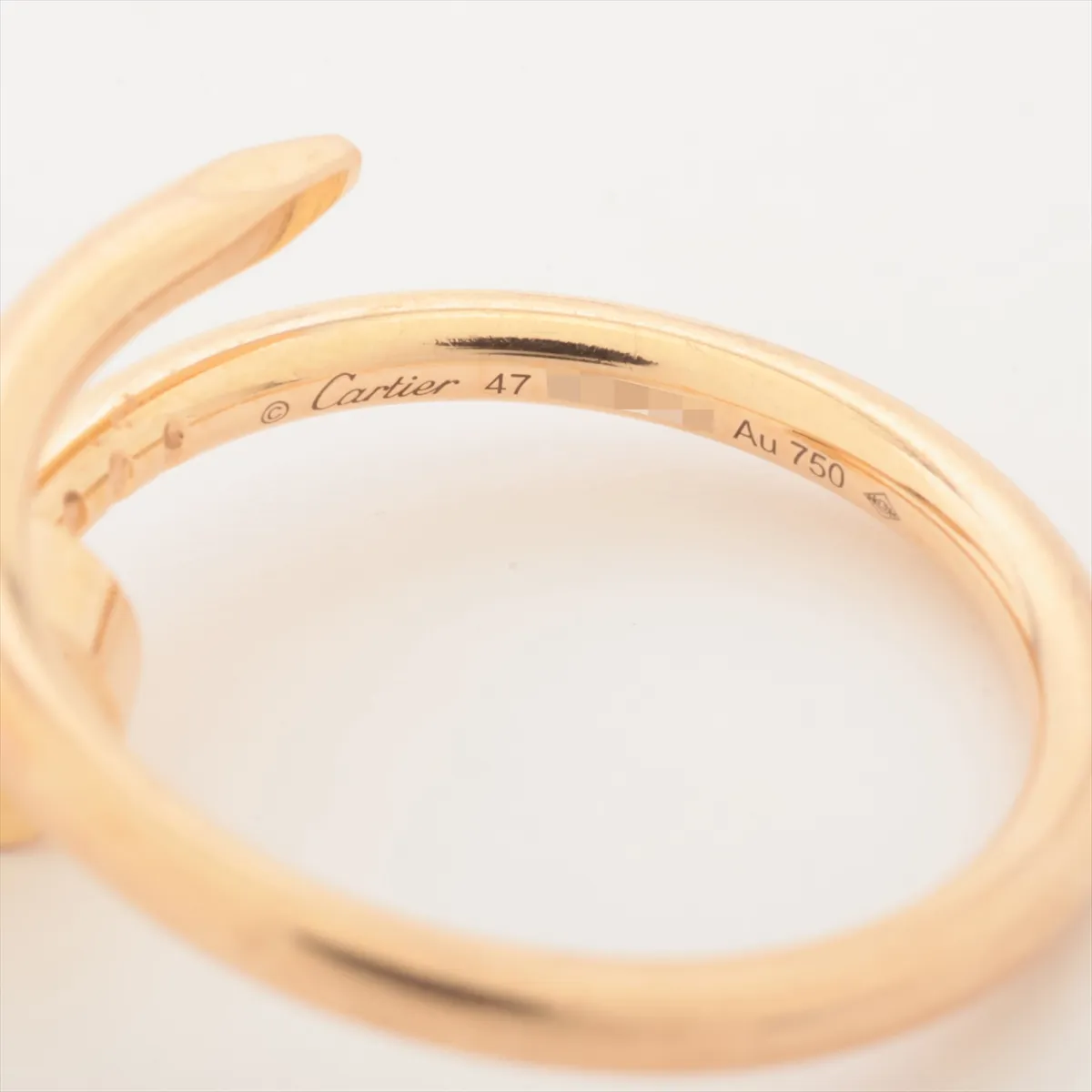 Juste un Clou SM Ring, 750 (PG), 3.2g, Size 47, NVD070 — view 3
