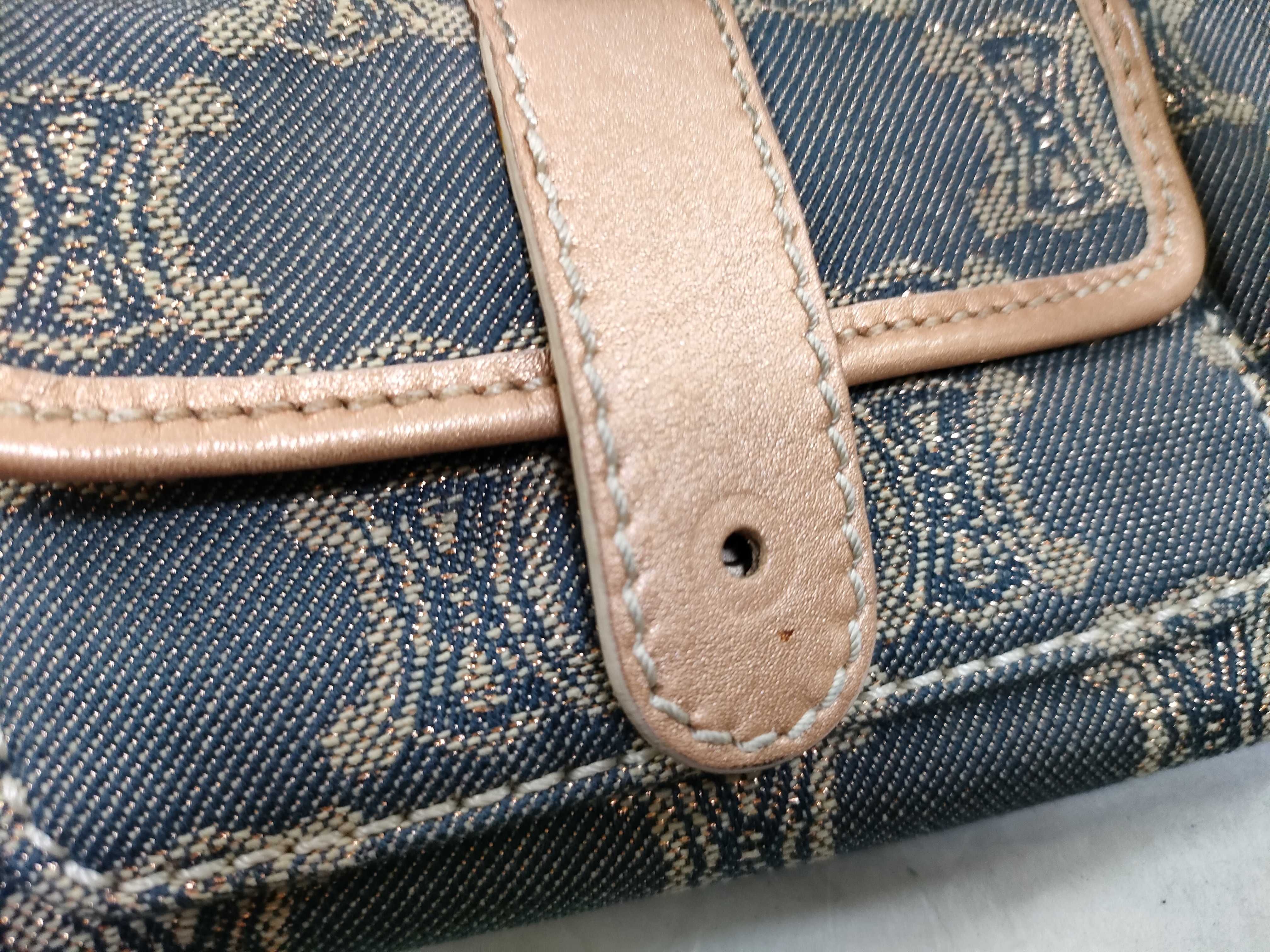 Denim Macadam Chain Tote Bag — view 13