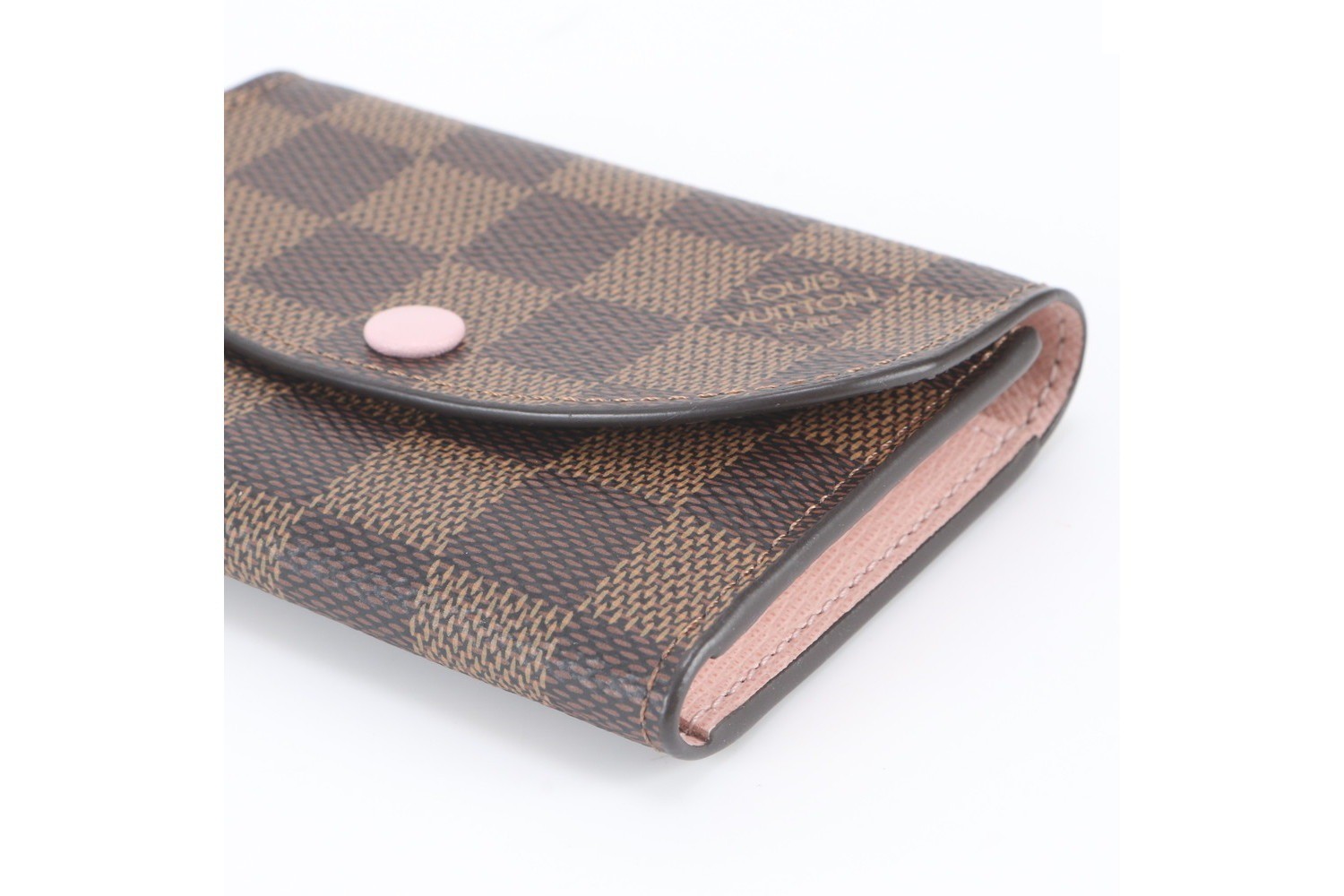 Damier Porte Monnaie Rosalie N64423 Leather Coin Case — view 3