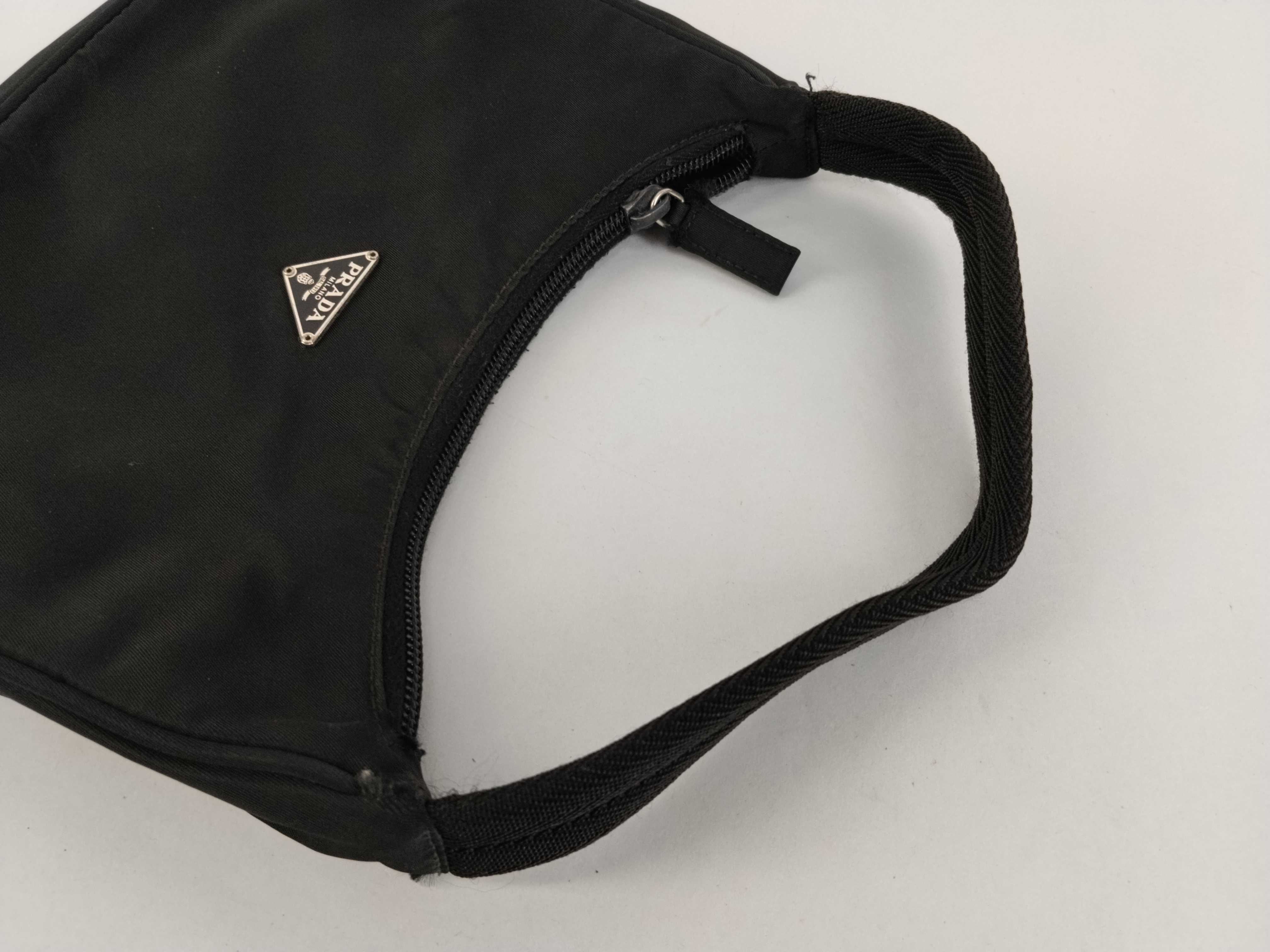 Nylon Prada Pouch Nylon Black Pouch — view 3