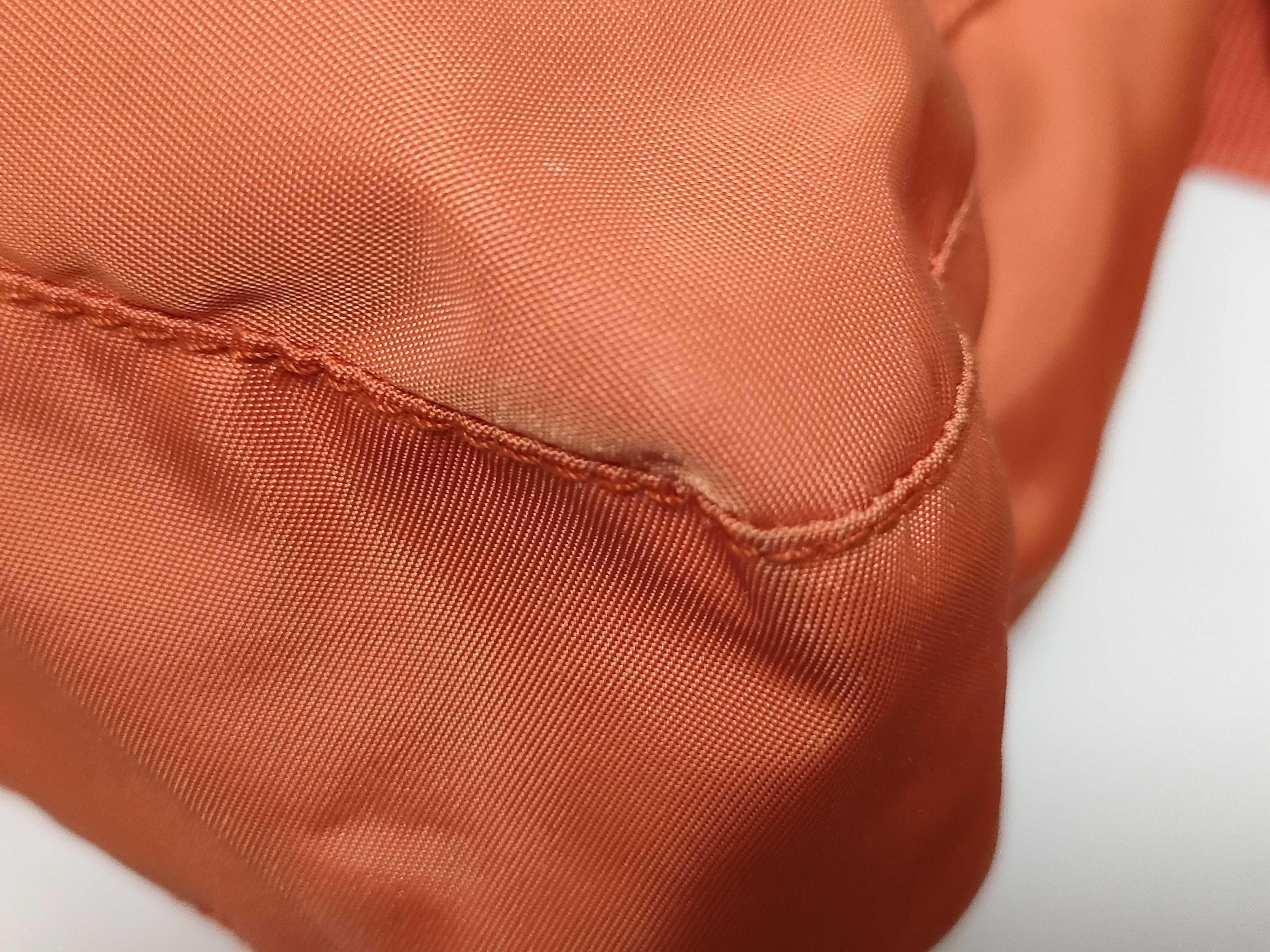 Nylon Shoulder Bag, Orange — view 7