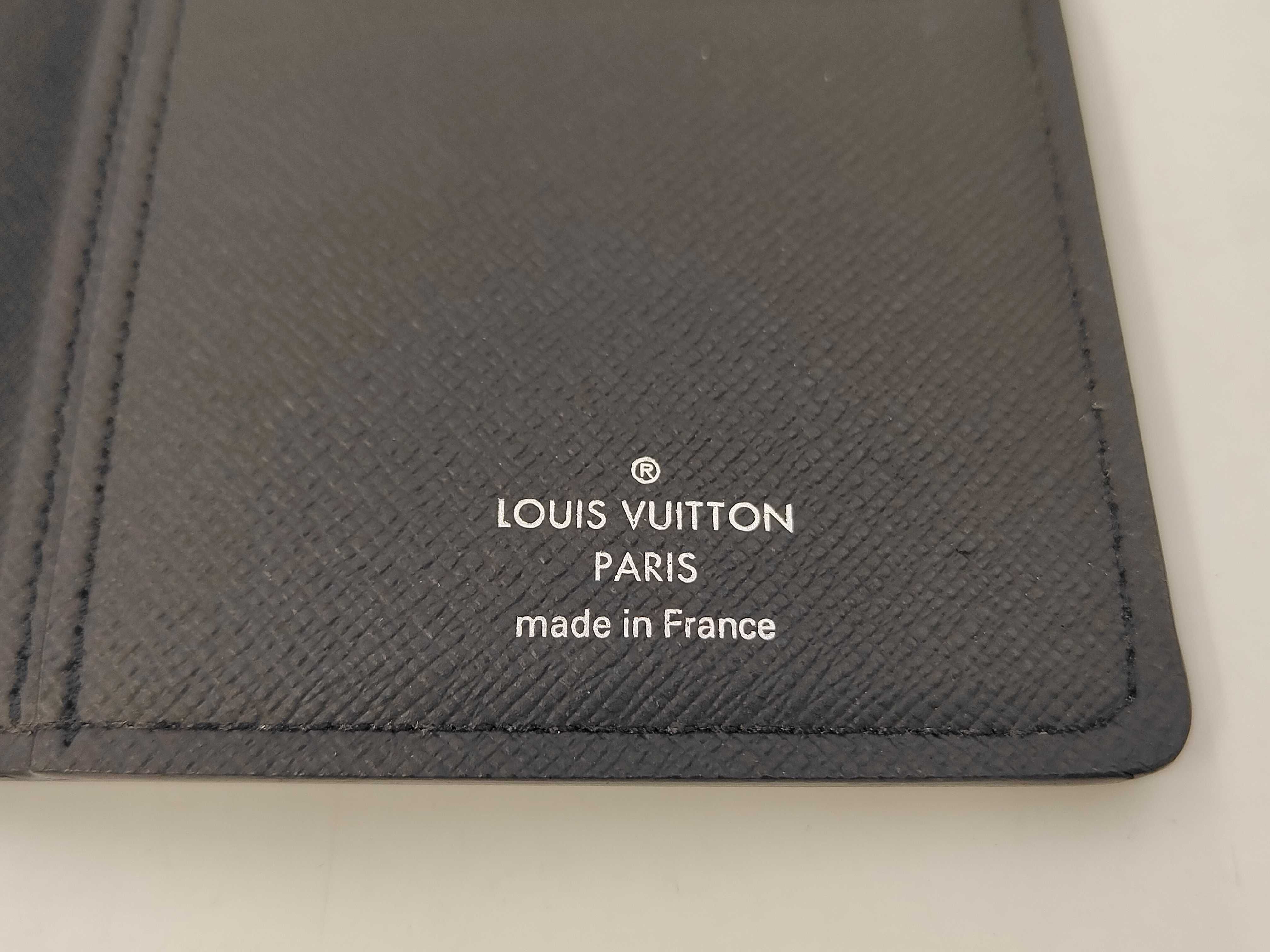 Epi Leather Portefeuille Brazza Noir MB1168 Wallet — view 11