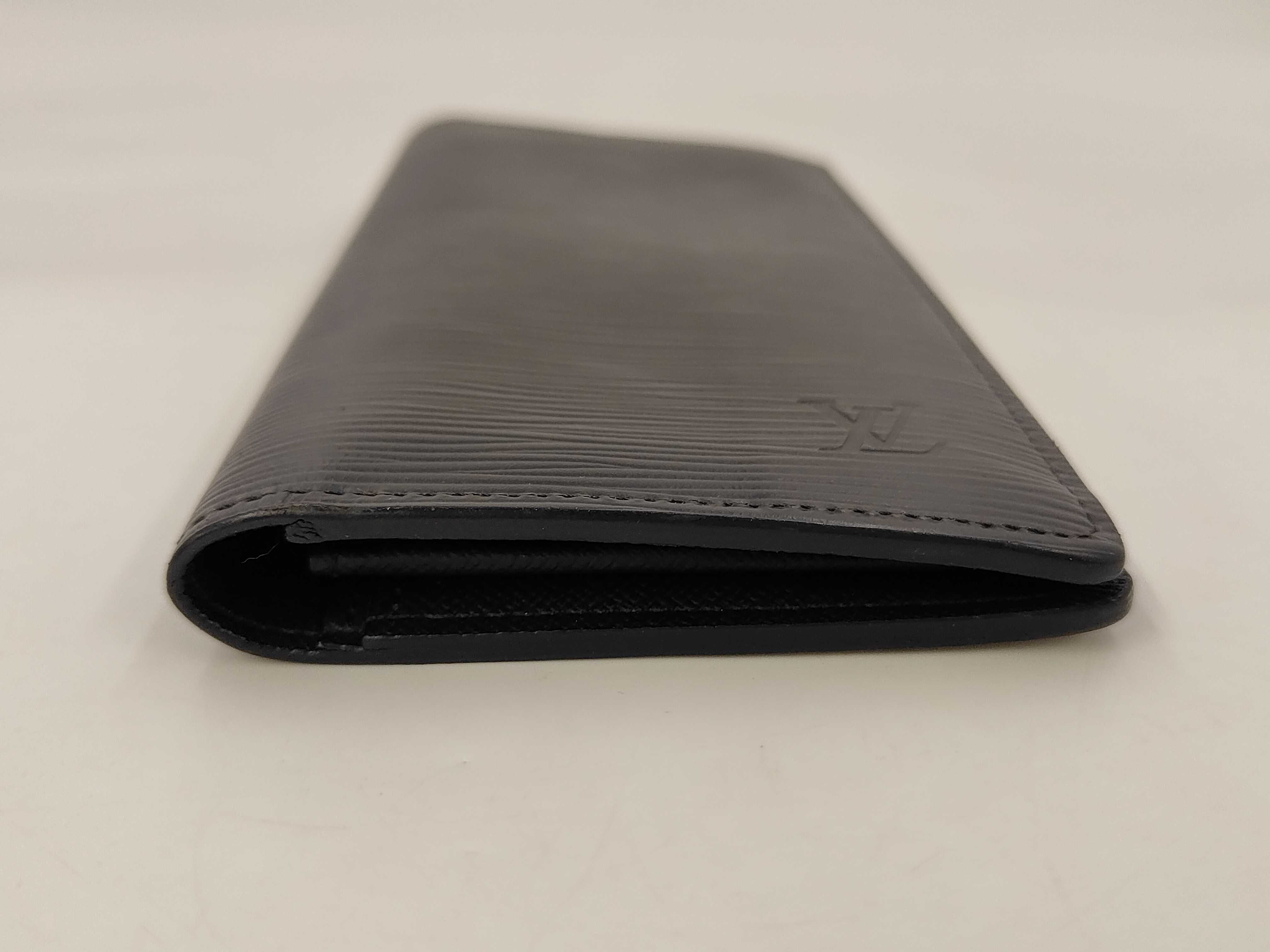 Epi Leather Portefeuille Brazza Noir MB1168 Wallet — view 3
