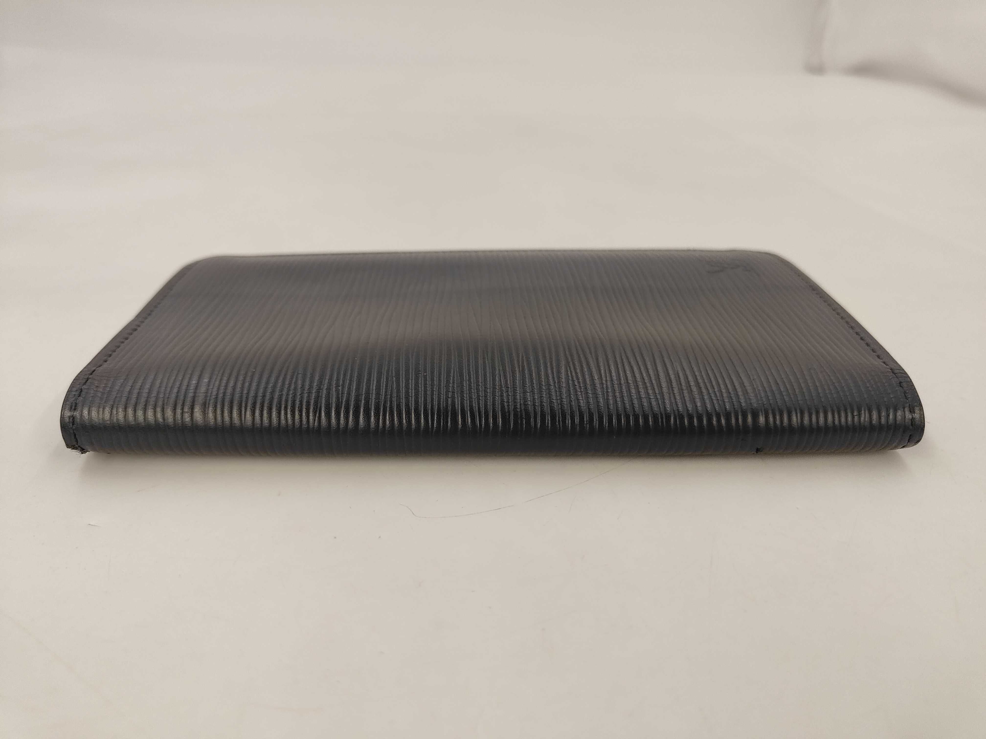 Epi Leather Portefeuille Brazza Noir MB1168 Wallet — view 4