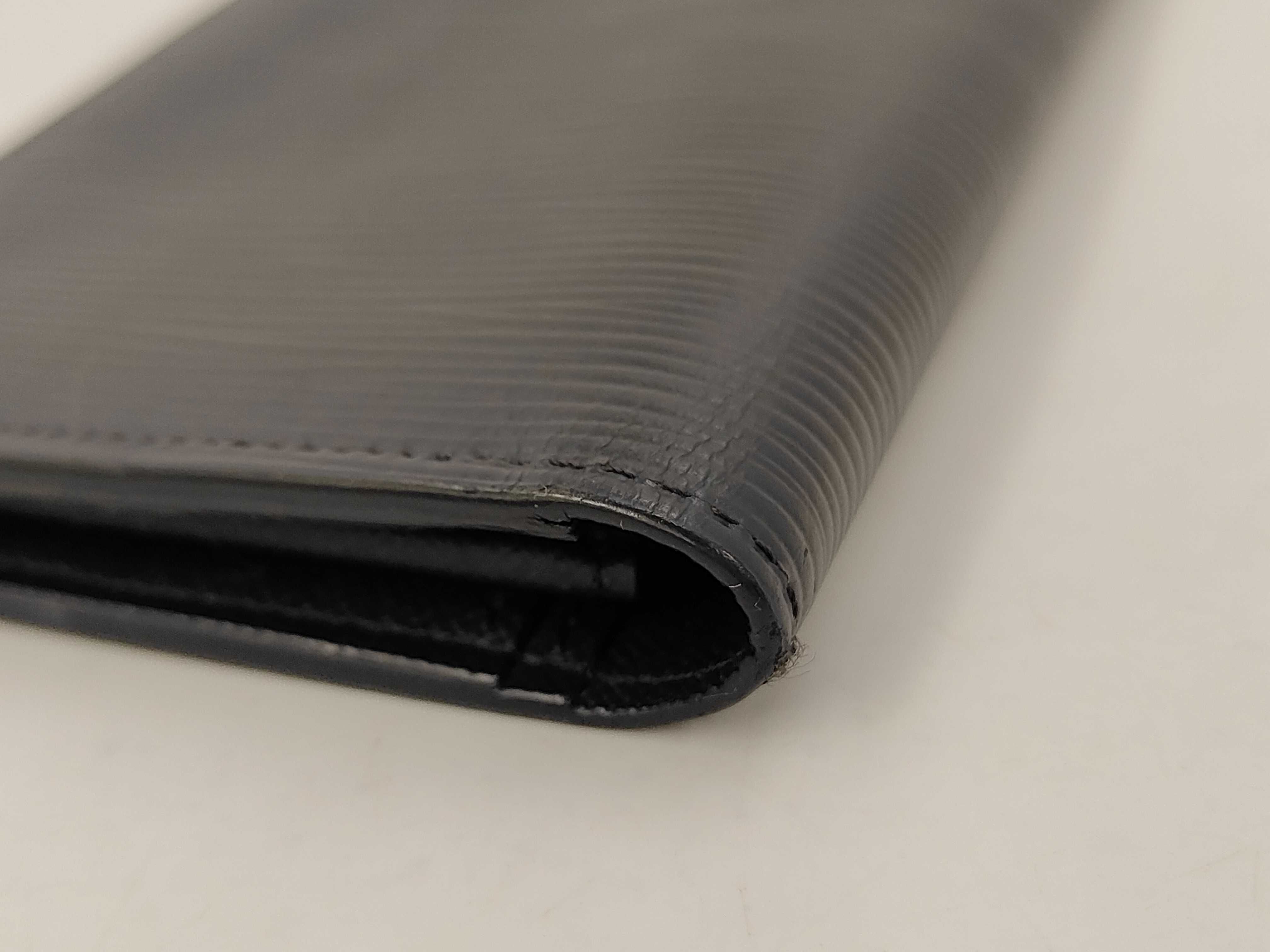Epi Leather Portefeuille Brazza Noir MB1168 Wallet — view 5
