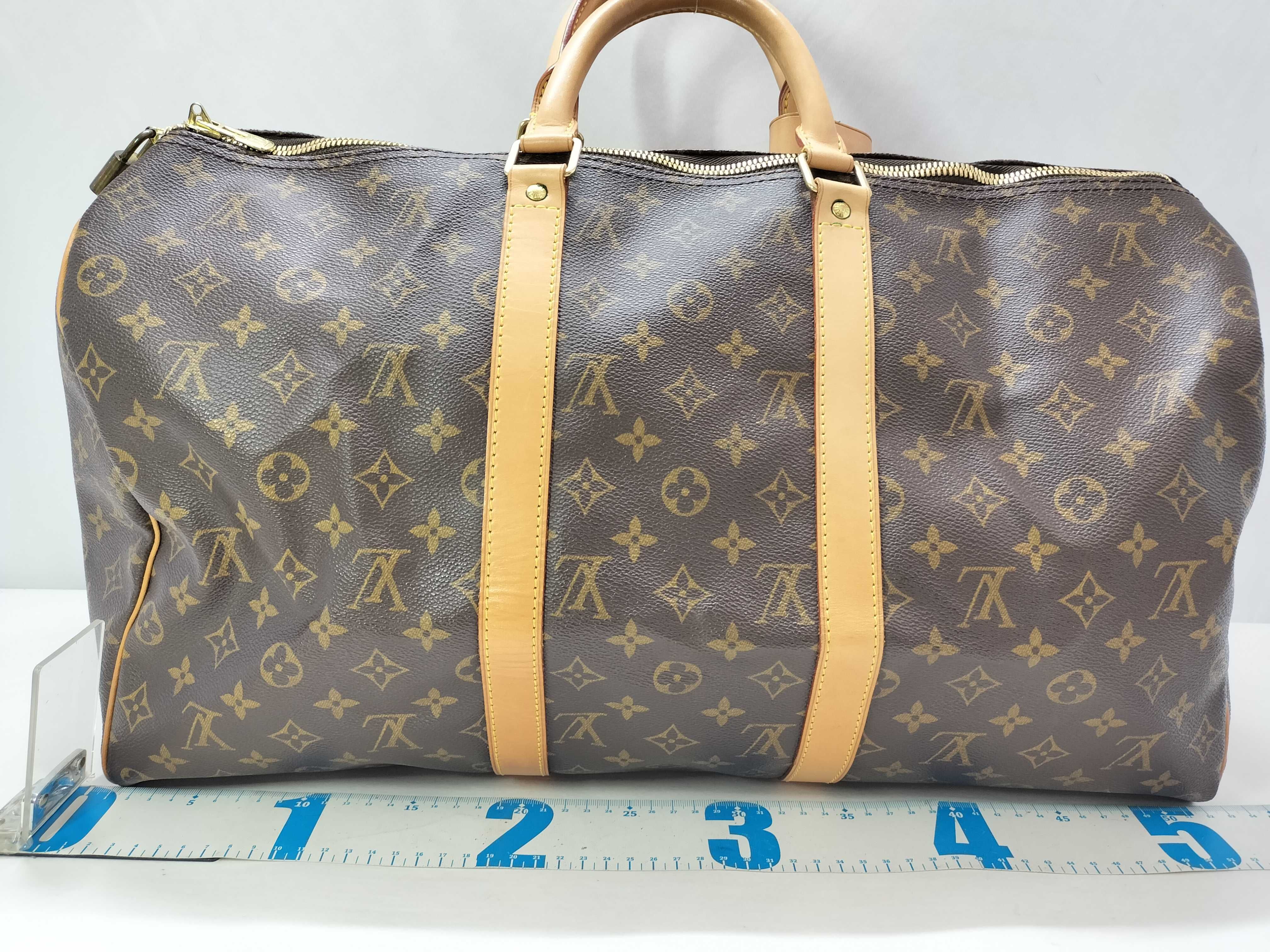 Monogram Keepall 50 M41426 FL1000 Boston Bag — view 2