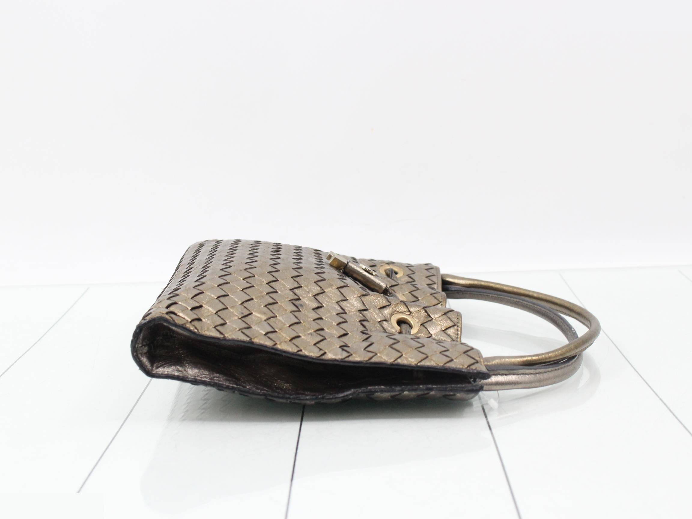 Intrecciato drawstring bag (handbag) — view 3