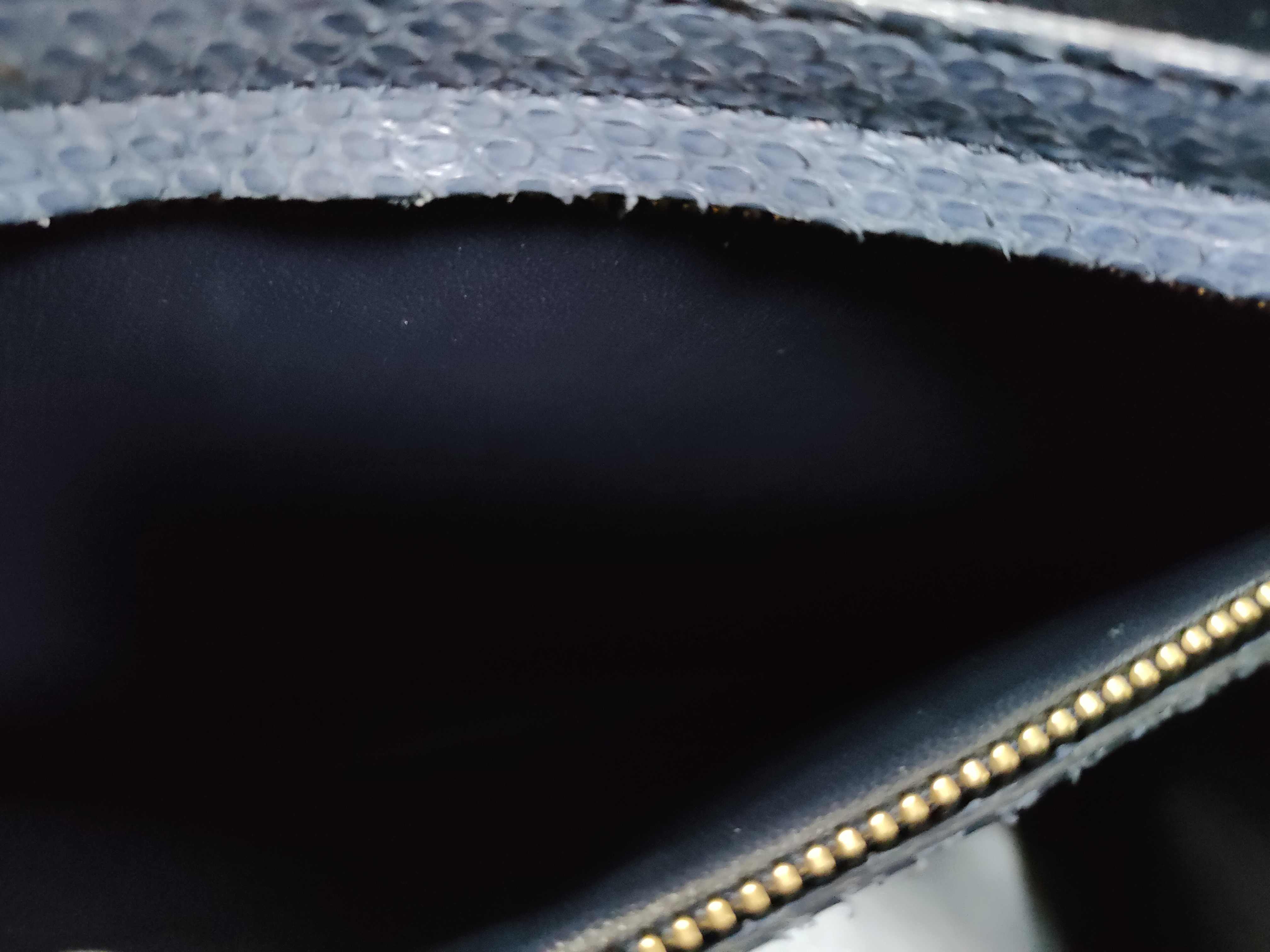 Luggage Nano Shopper Python 2-Way Handbag, Gray — view 10