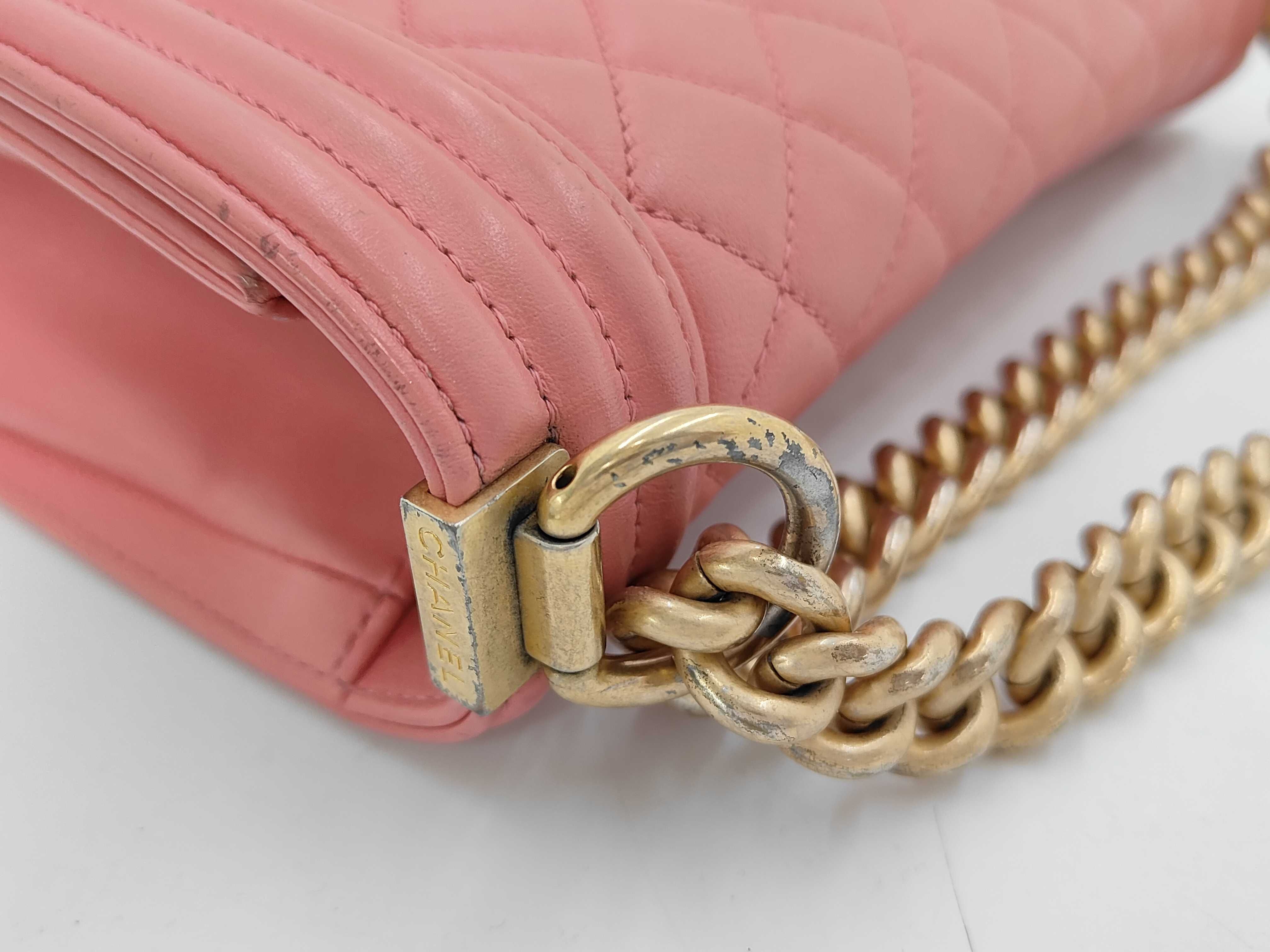 Boy Chanel Pink Shoulder Bag — view 5