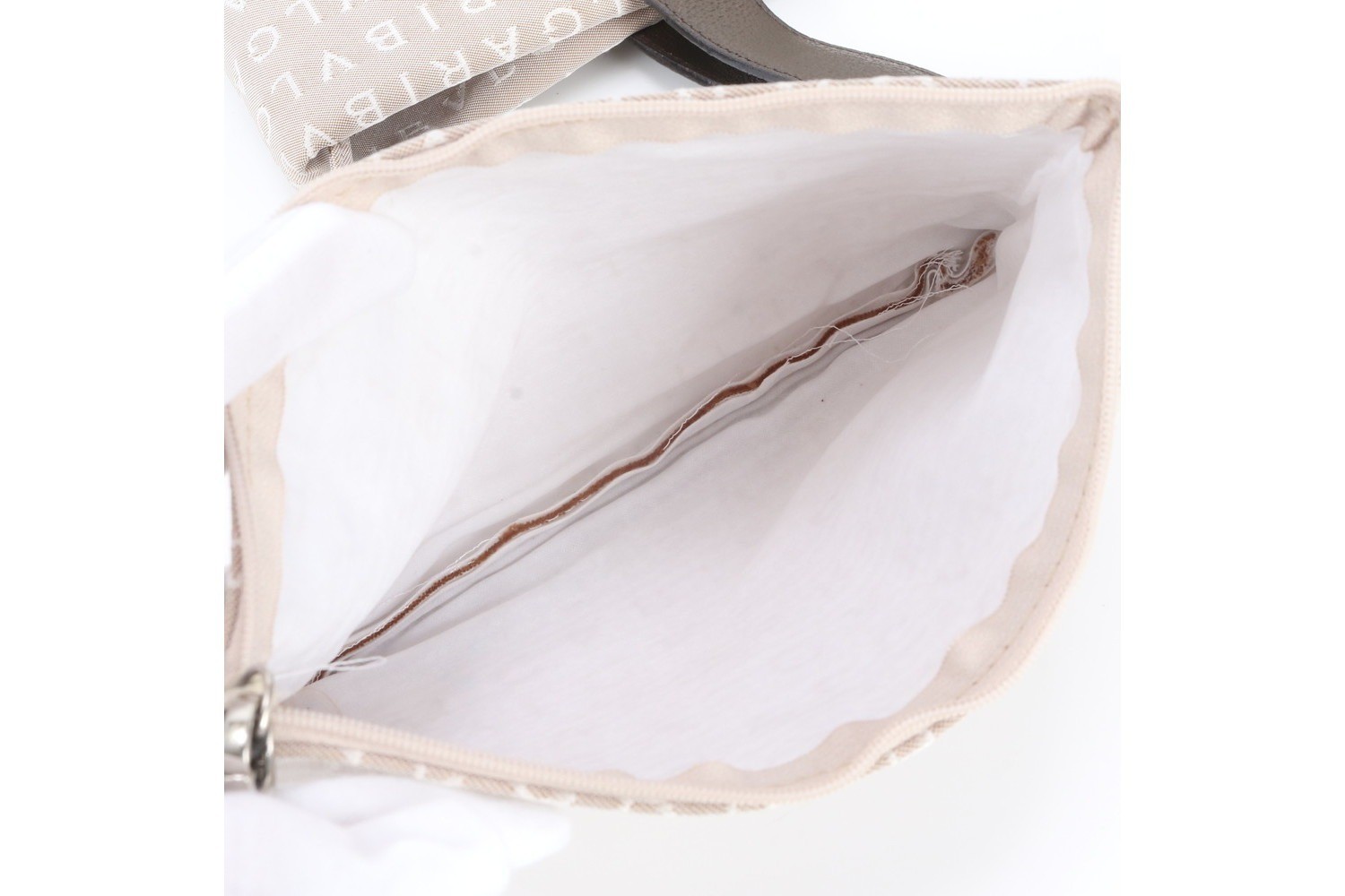Logo Mania Leather Tote Bag with Pouch — view 8