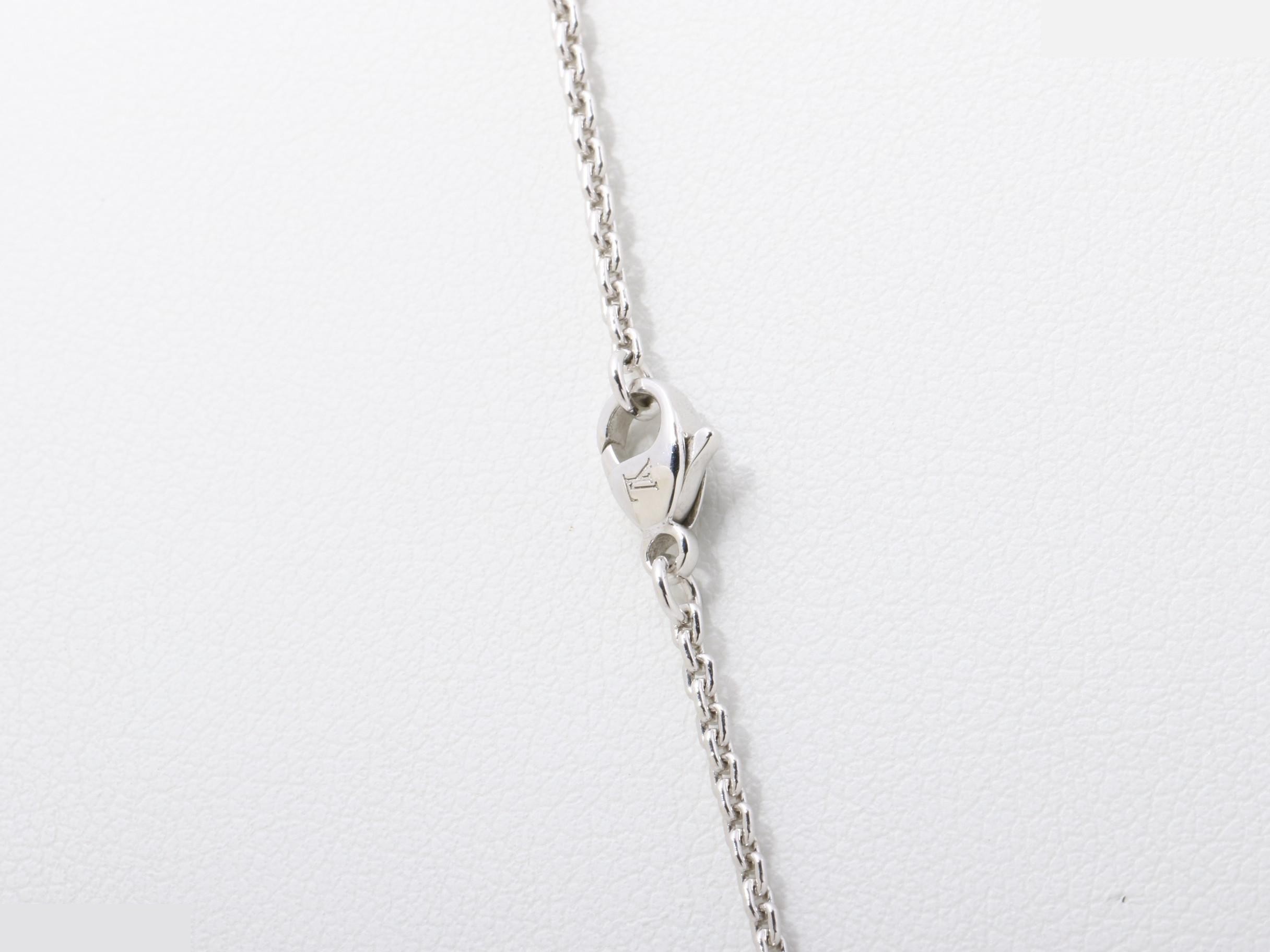 750WG Pendant GM, LV full diamond, 10.7g, chain approx. 55cm — view 5