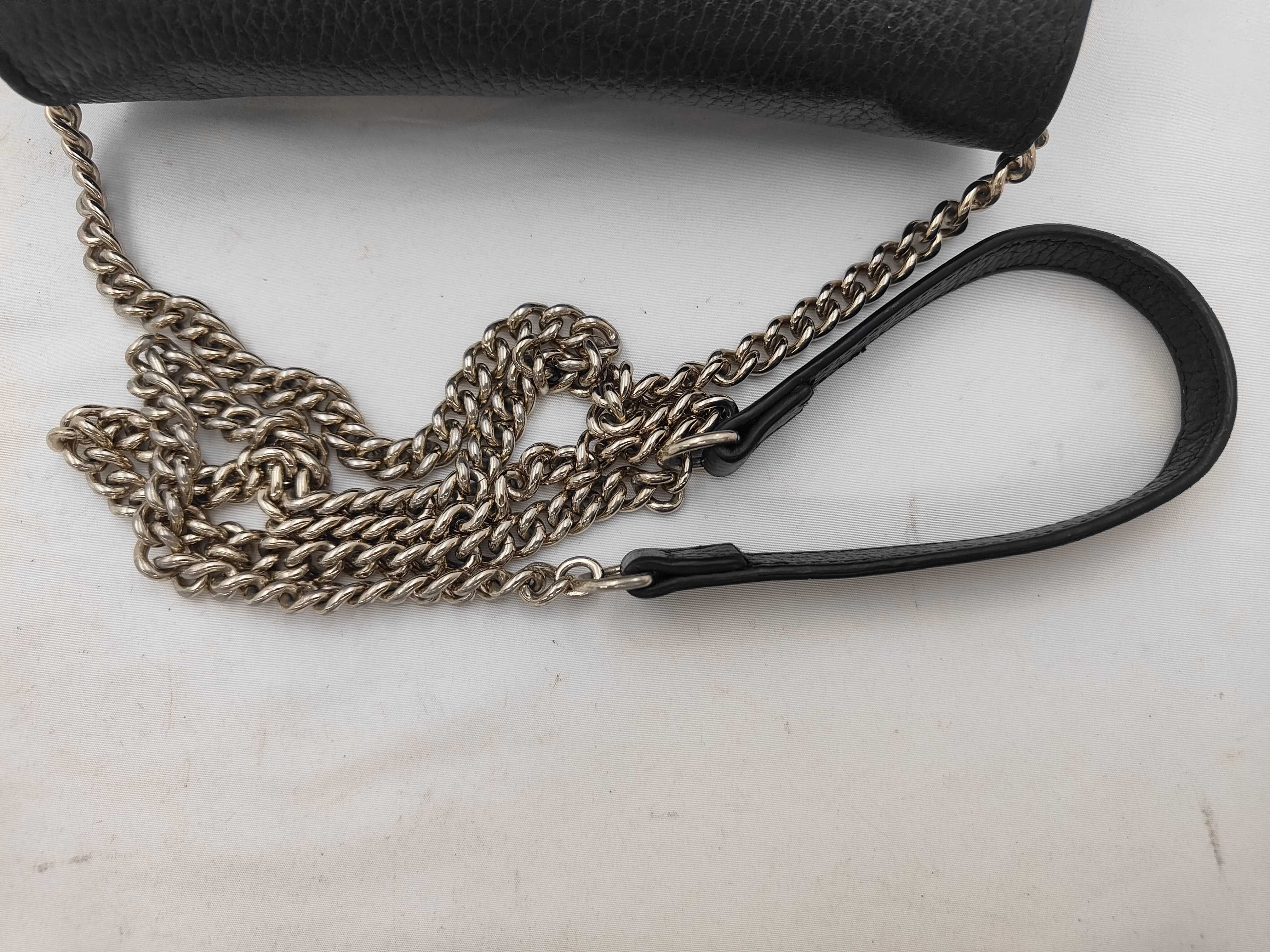 Interlocking Black WOC Shoulder Bag — view 3