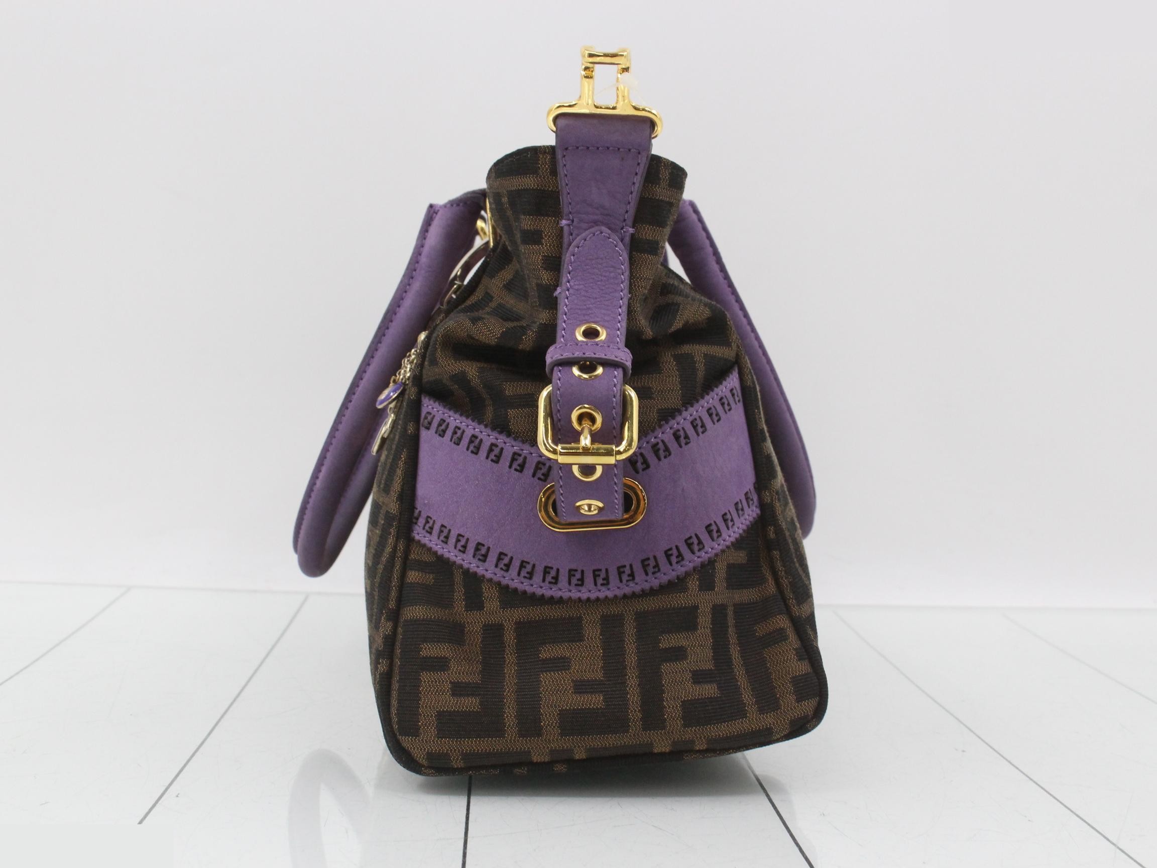 Zucca shoulder bag, purple — view 3