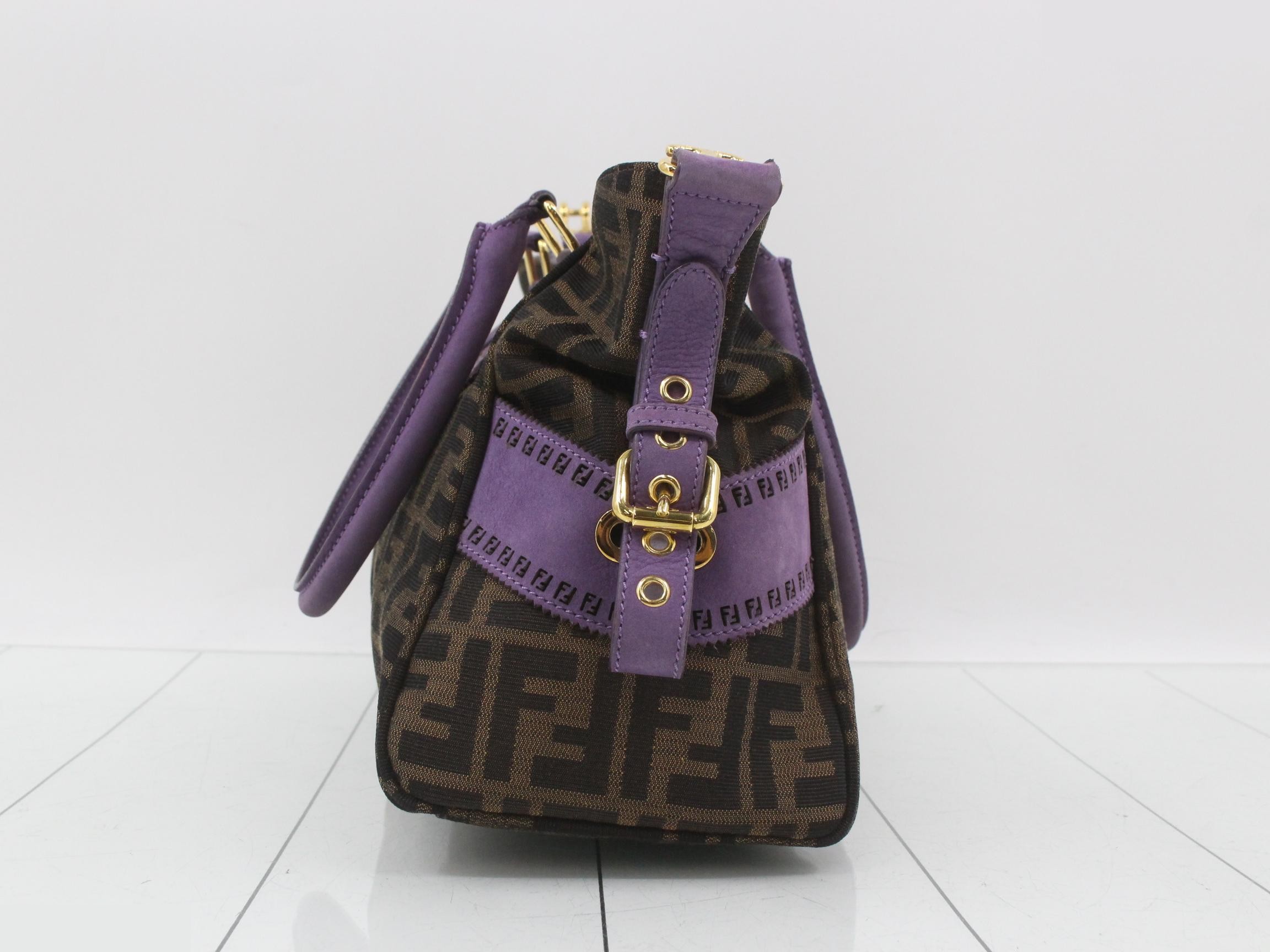 Zucca shoulder bag, purple — view 4