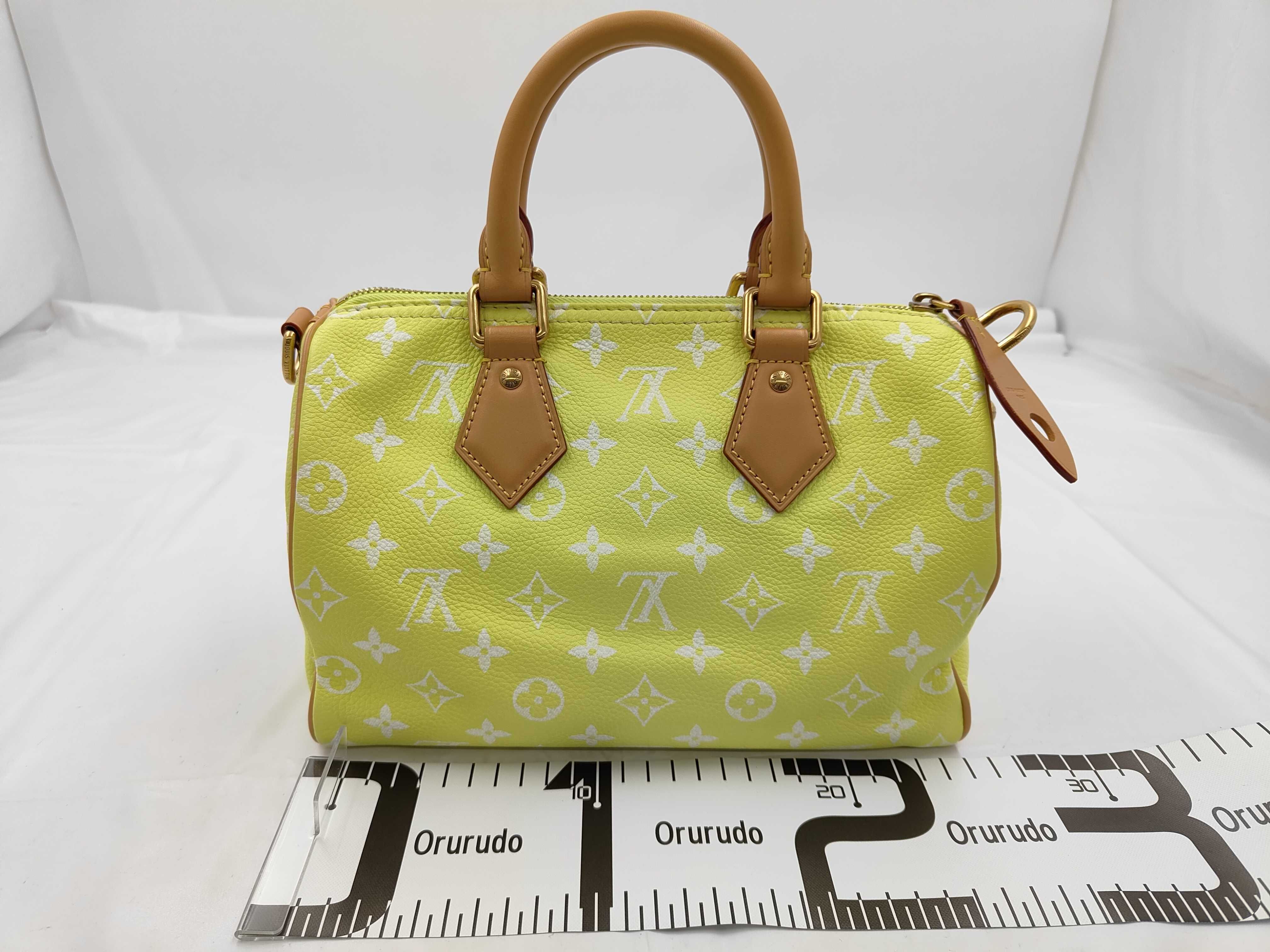 M13902 Speedy P9 Bandoulière 25 Lemonade Yellow RFID Verified Handbag — view 2