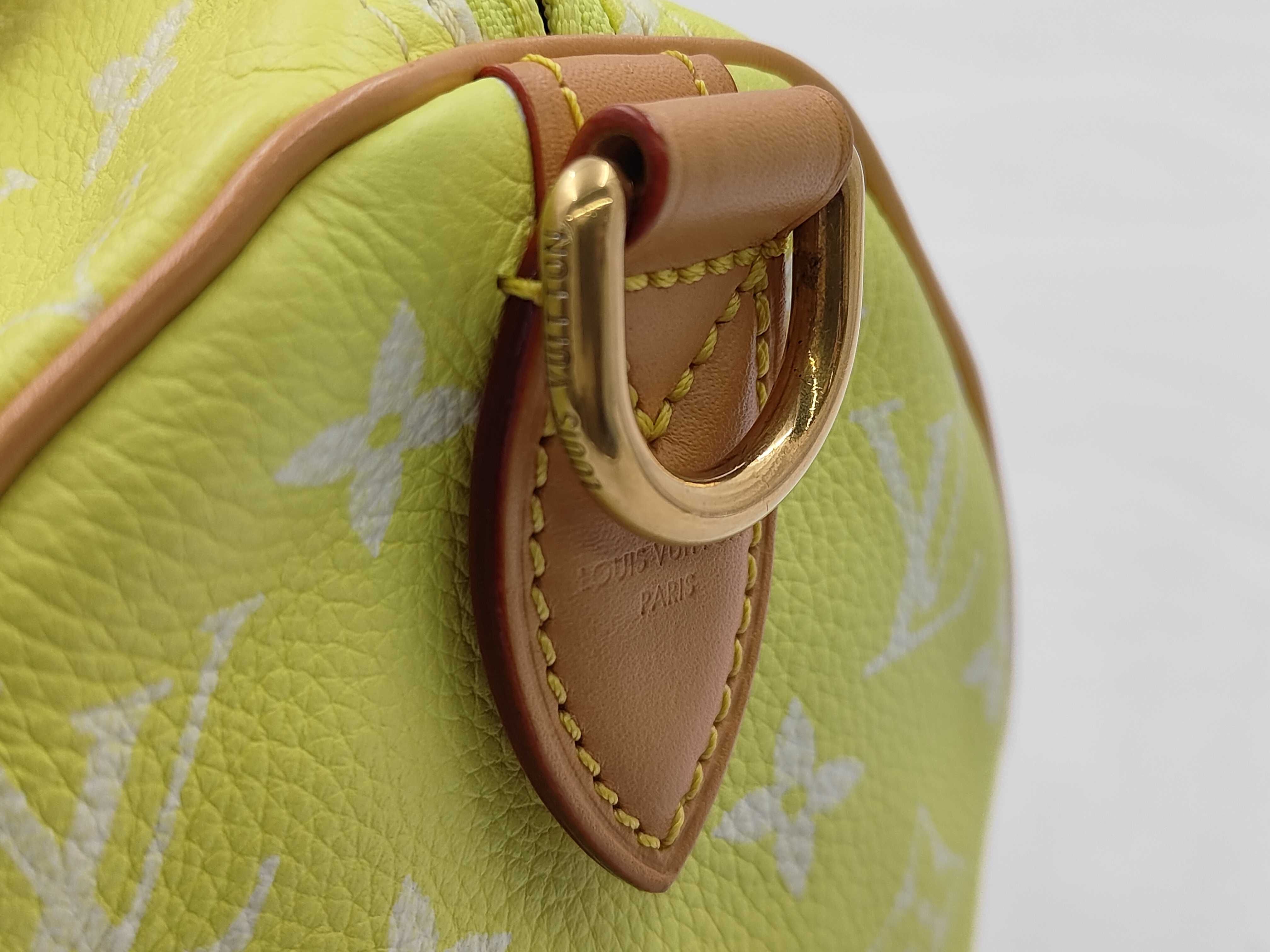 M13902 Speedy P9 Bandoulière 25 Lemonade Yellow RFID Verified Handbag — view 9
