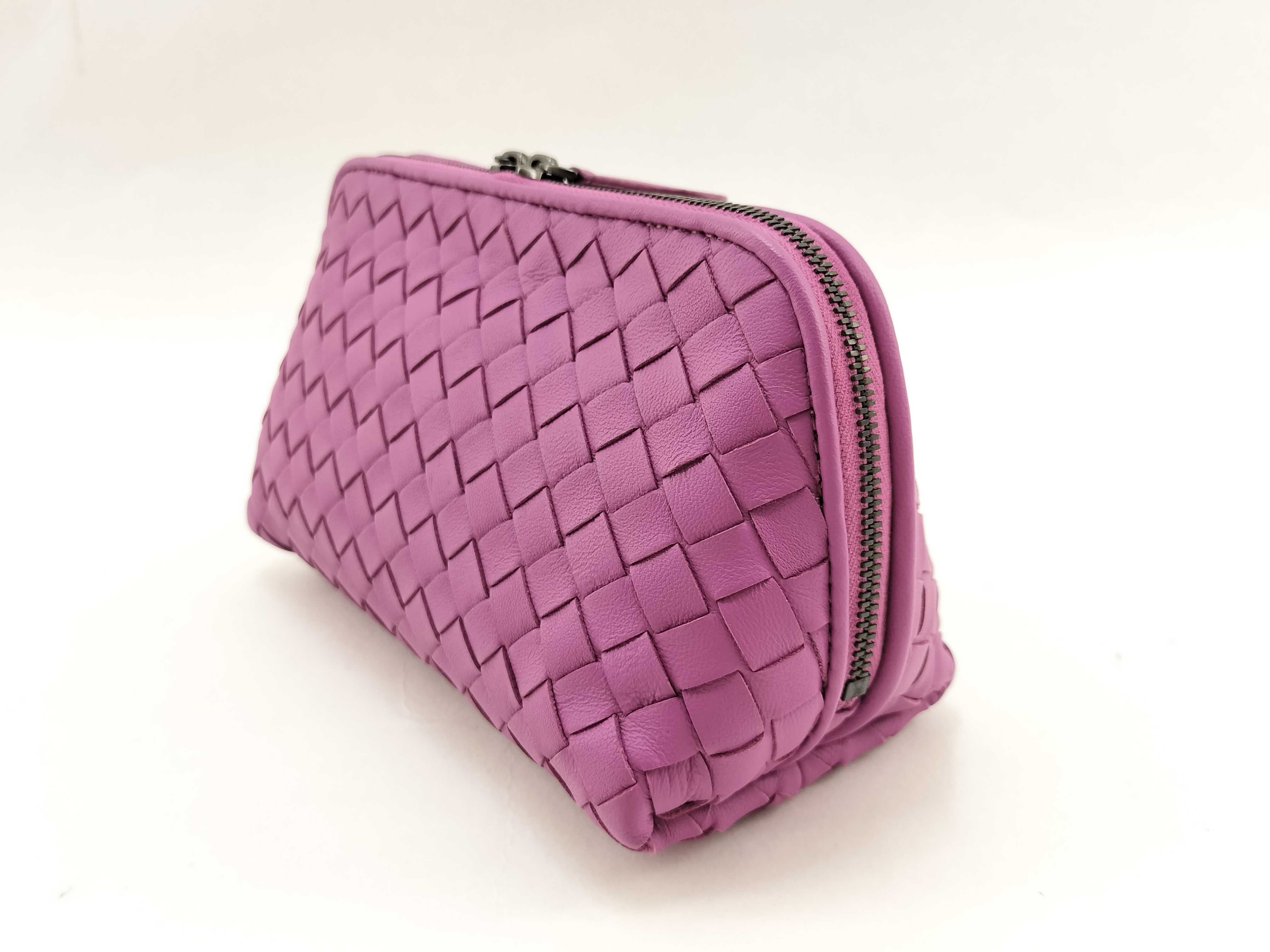 Intrecciato Makeup Pouch — view 2