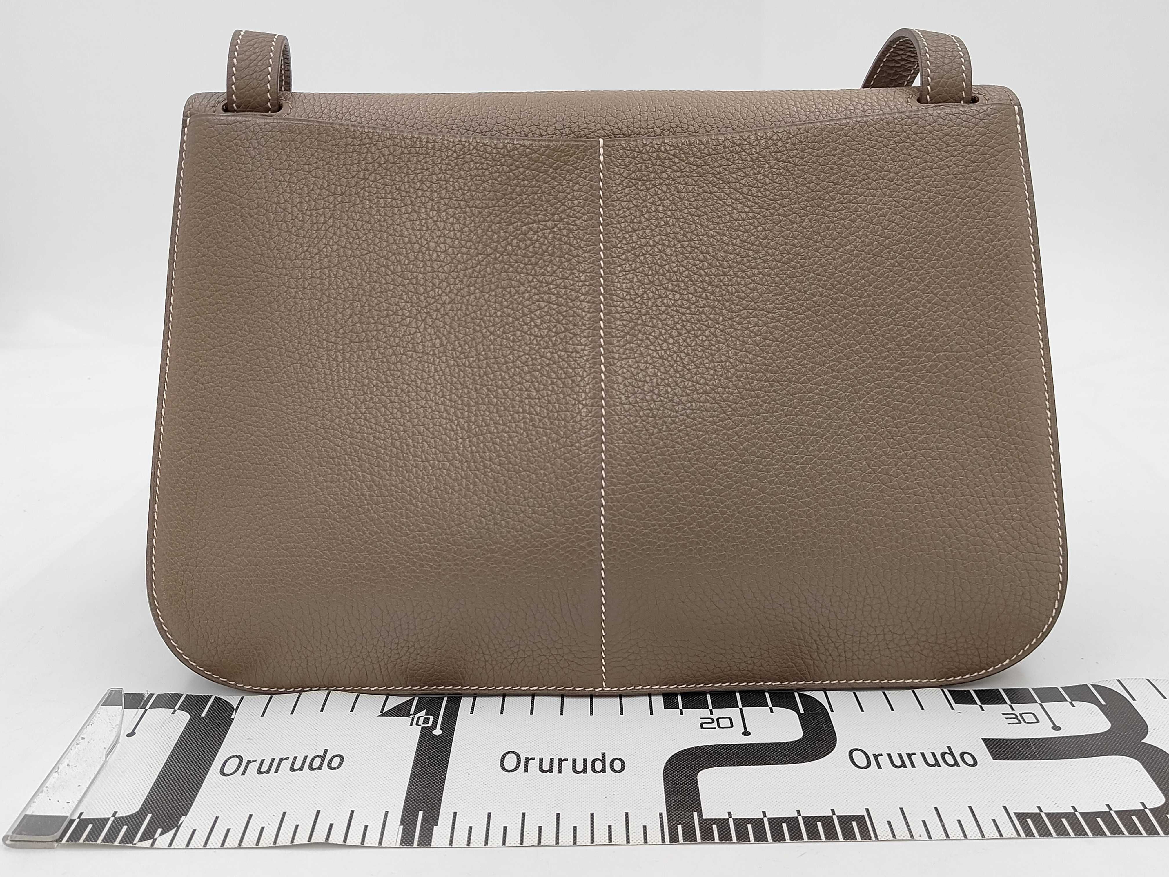 Alzan 31 Silver Hardware Etoupe Shoulder Bag — view 2