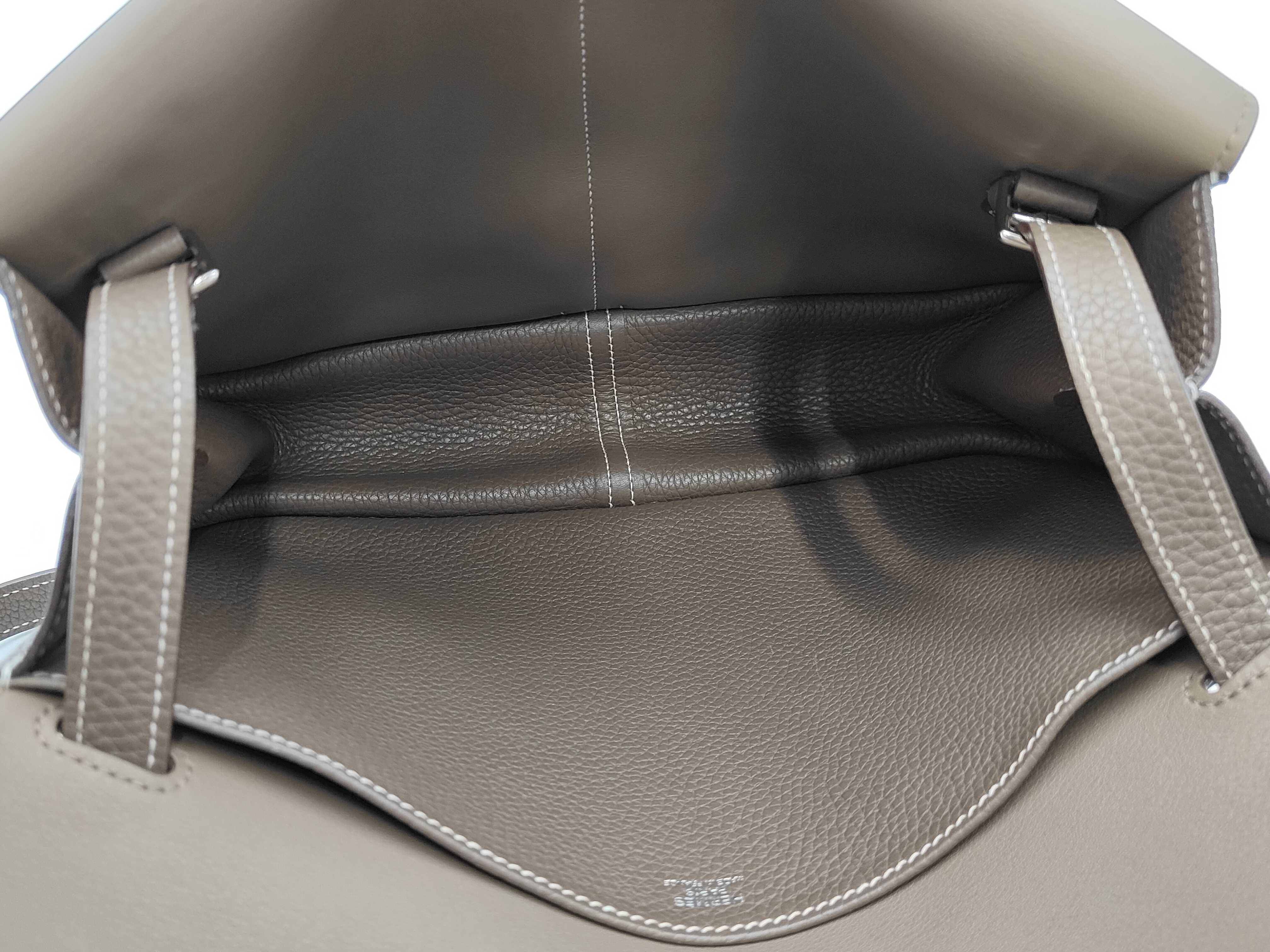 Alzan 31 Silver Hardware Etoupe Shoulder Bag — view 14