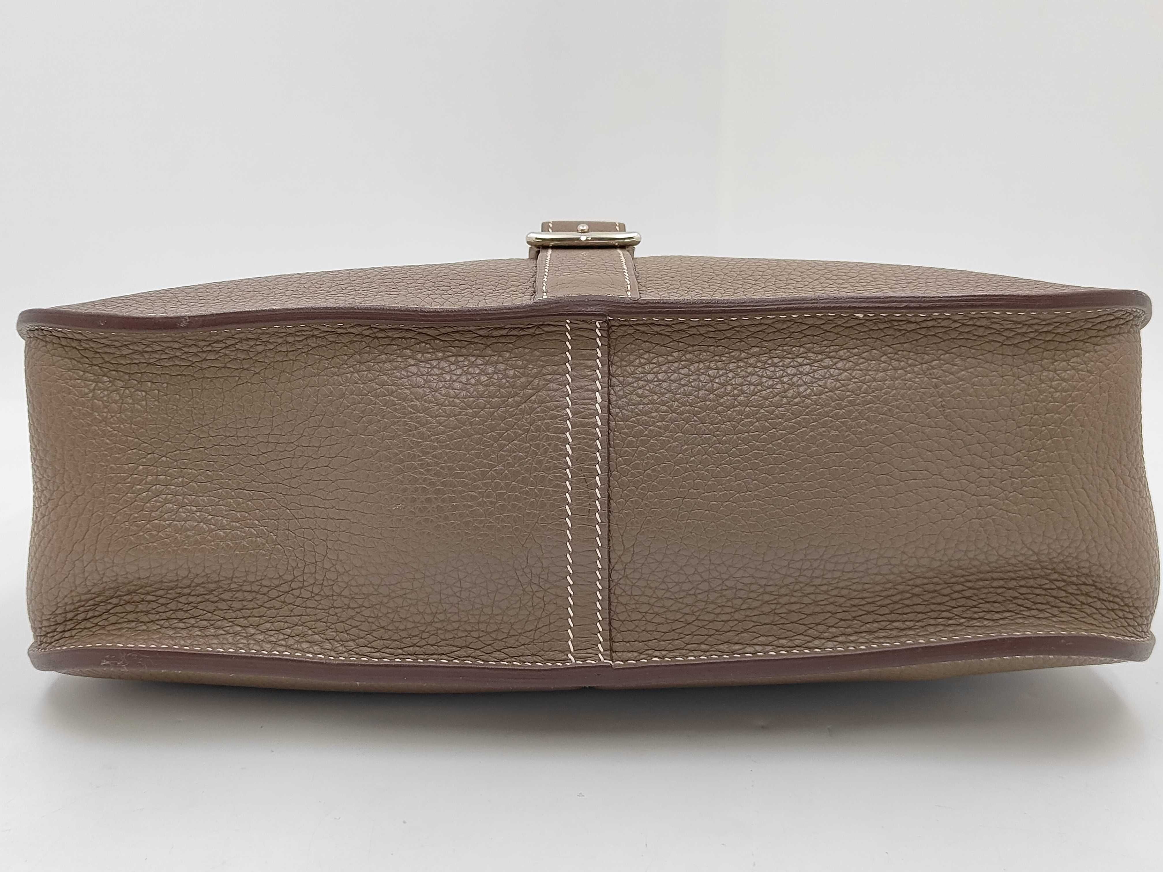 Alzan 31 Silver Hardware Etoupe Shoulder Bag — view 3