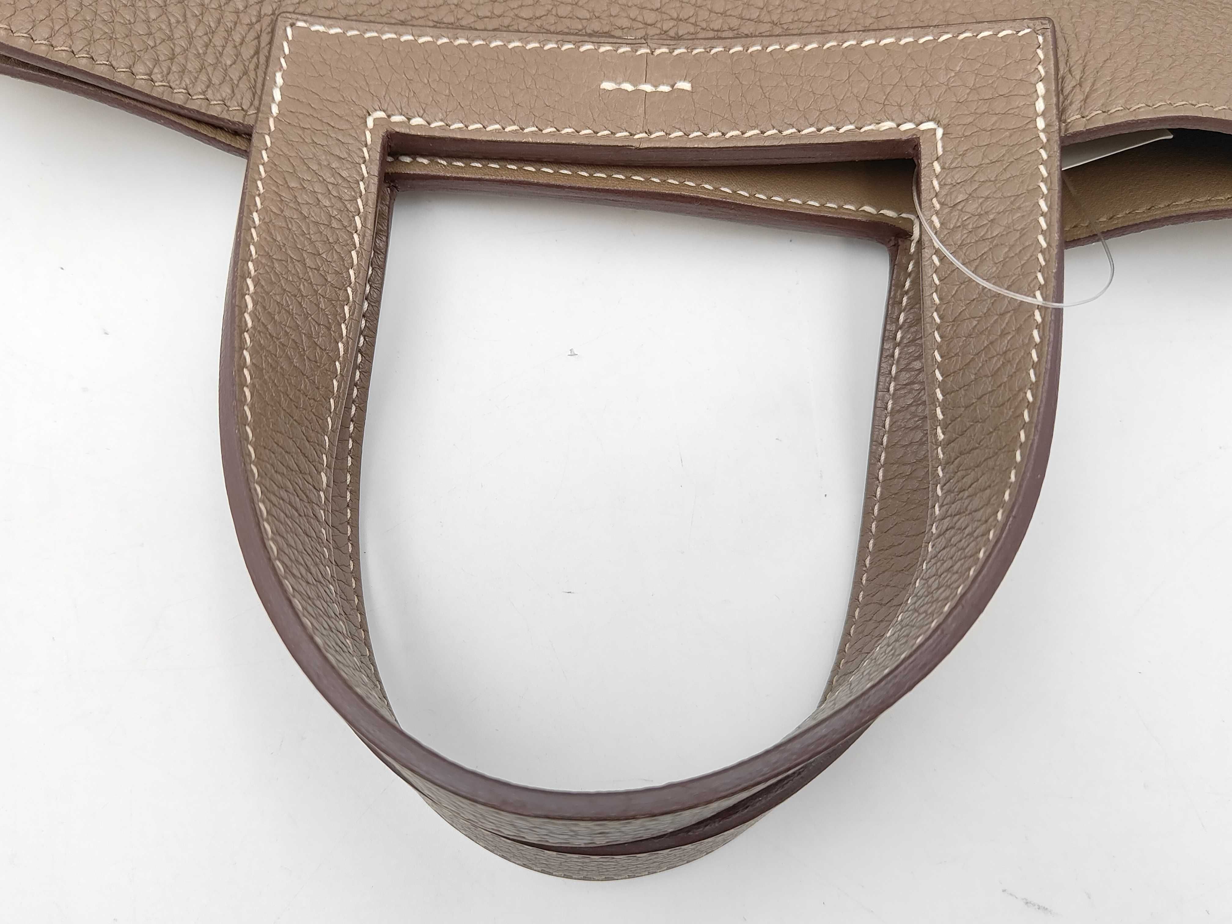 Alzan 31 Silver Hardware Etoupe Shoulder Bag — view 7