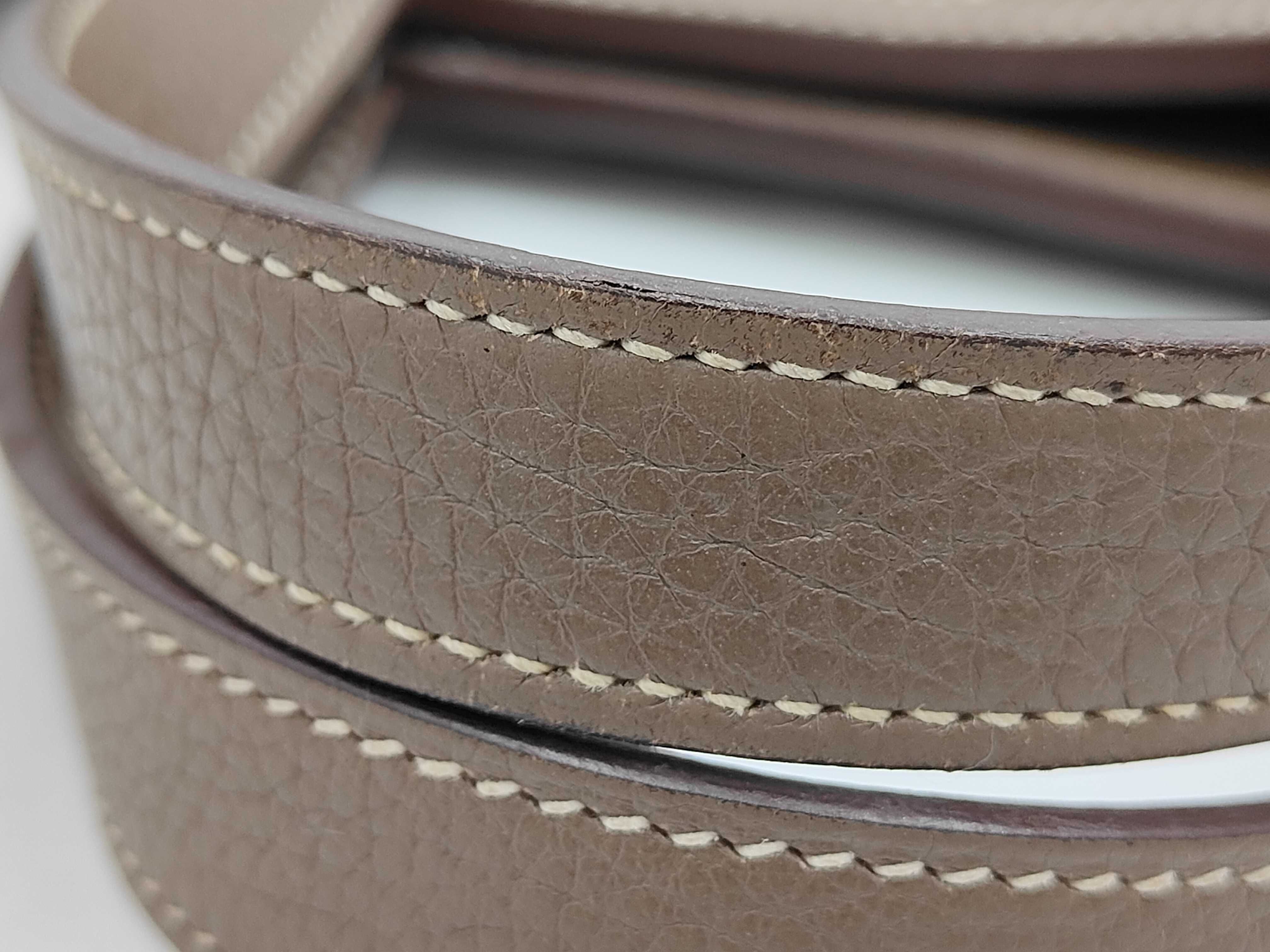 Alzan 31 Silver Hardware Etoupe Shoulder Bag — view 8