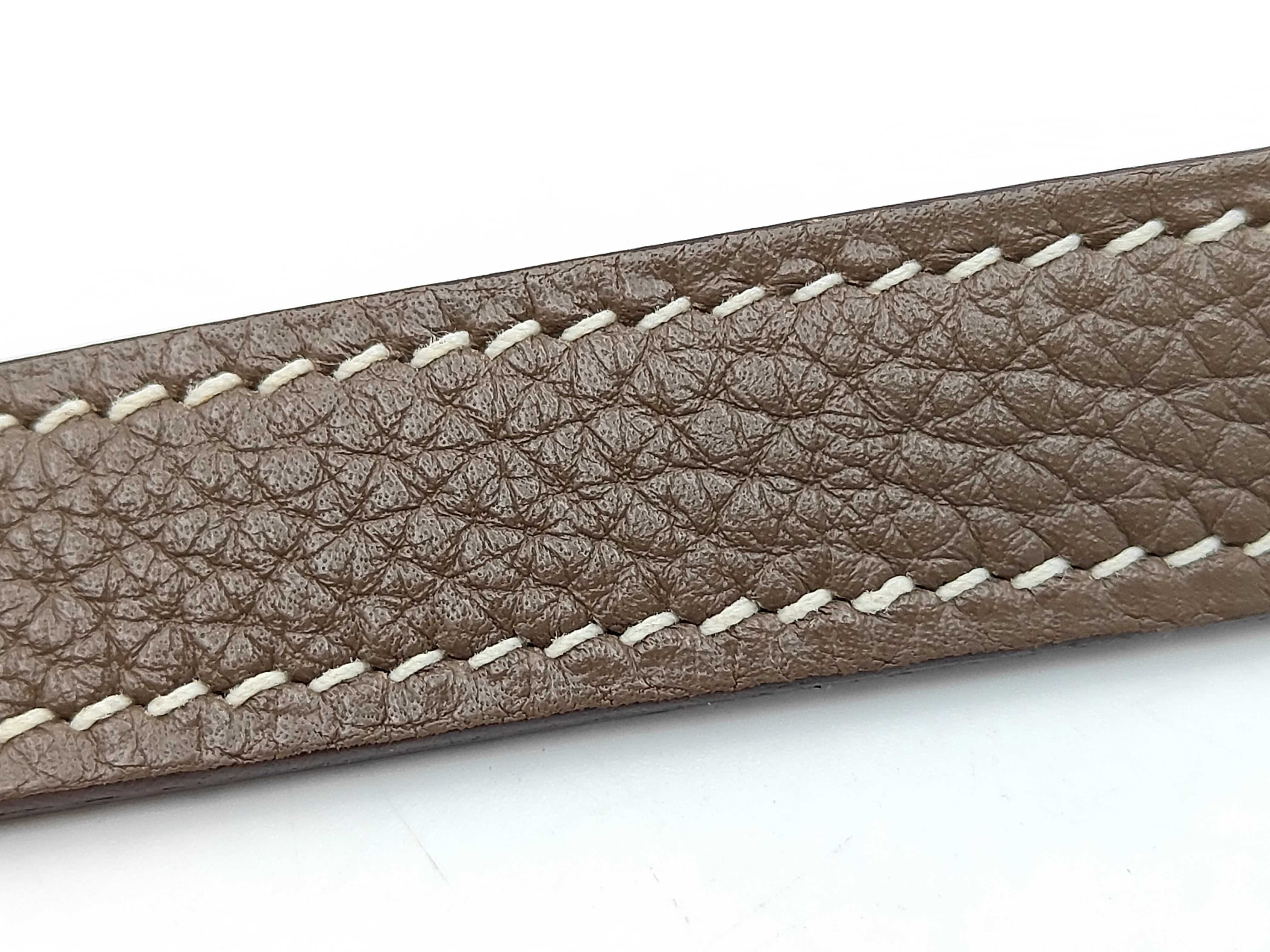 Alzan 31 Silver Hardware Etoupe Shoulder Bag — view 10