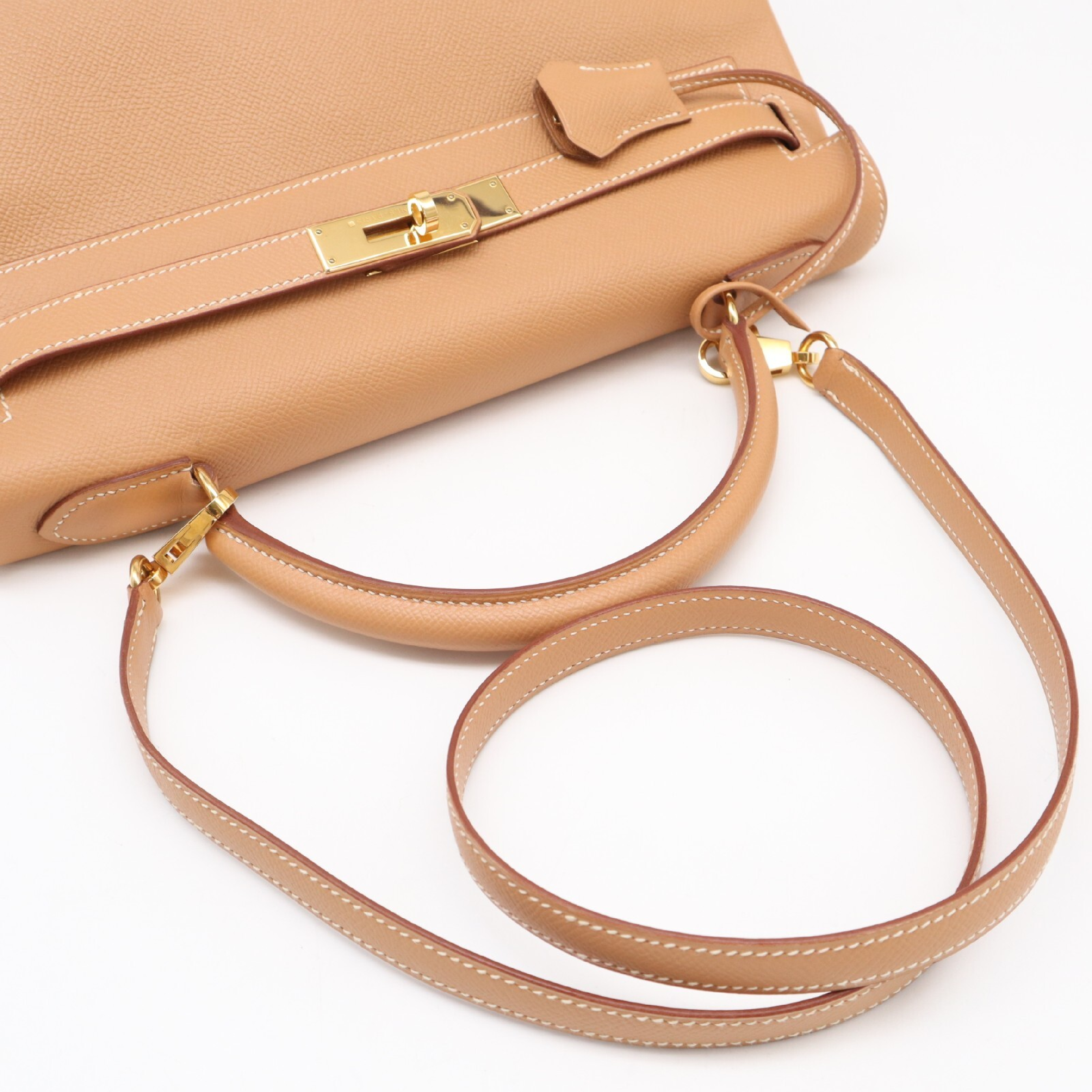 Courchevel Kelly 32 C stamp handbag — view 11