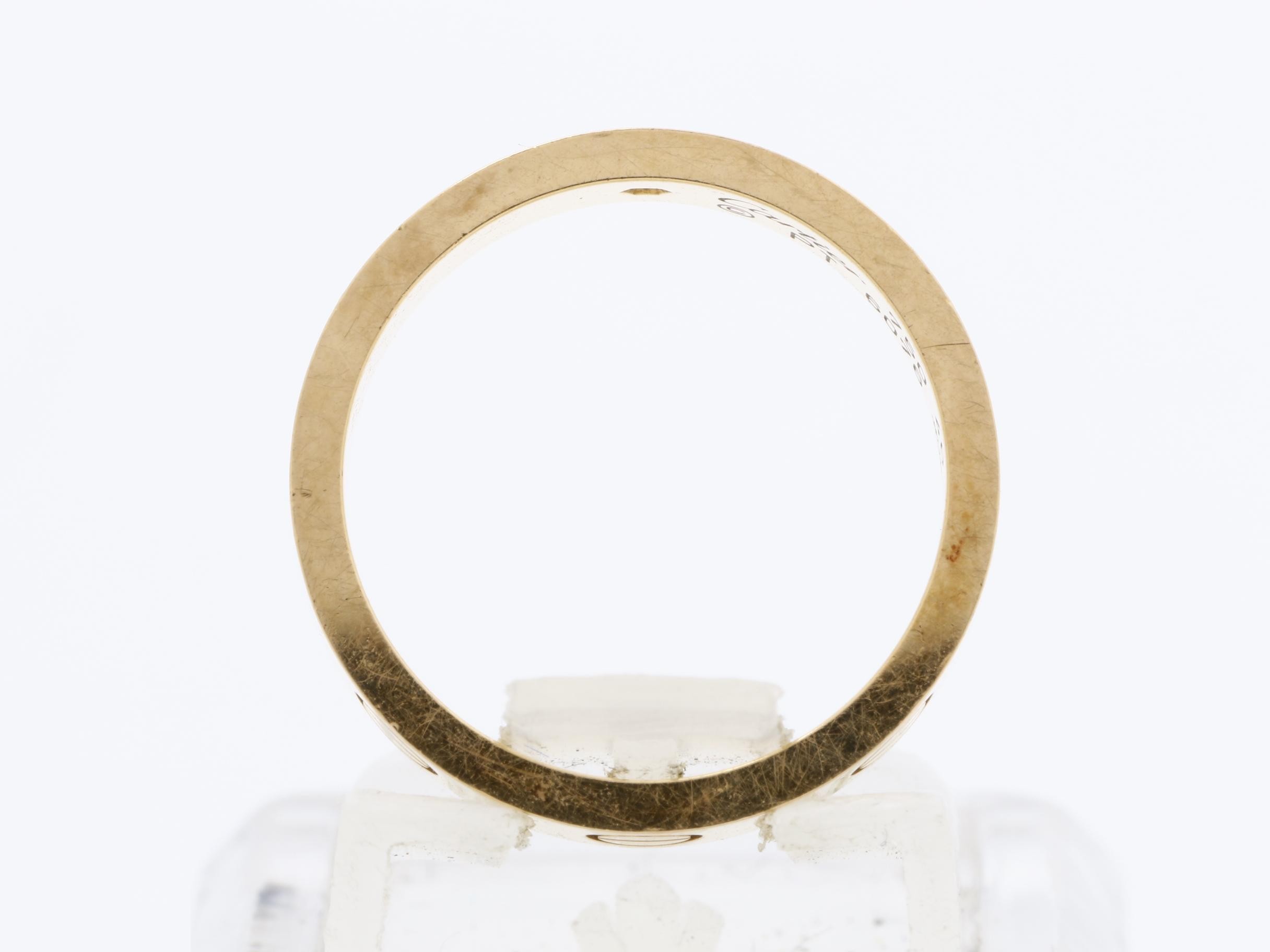 750PG Mini Love 1-Diamond Ring, Size #46, 4.1g, Approx. 4.0mm Width — view 5