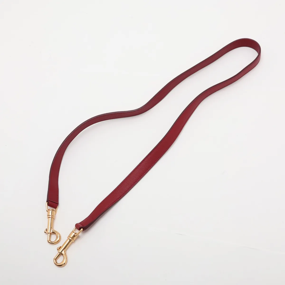 Belt Bag Micro Leather 2-Way Handbag Red — view 7