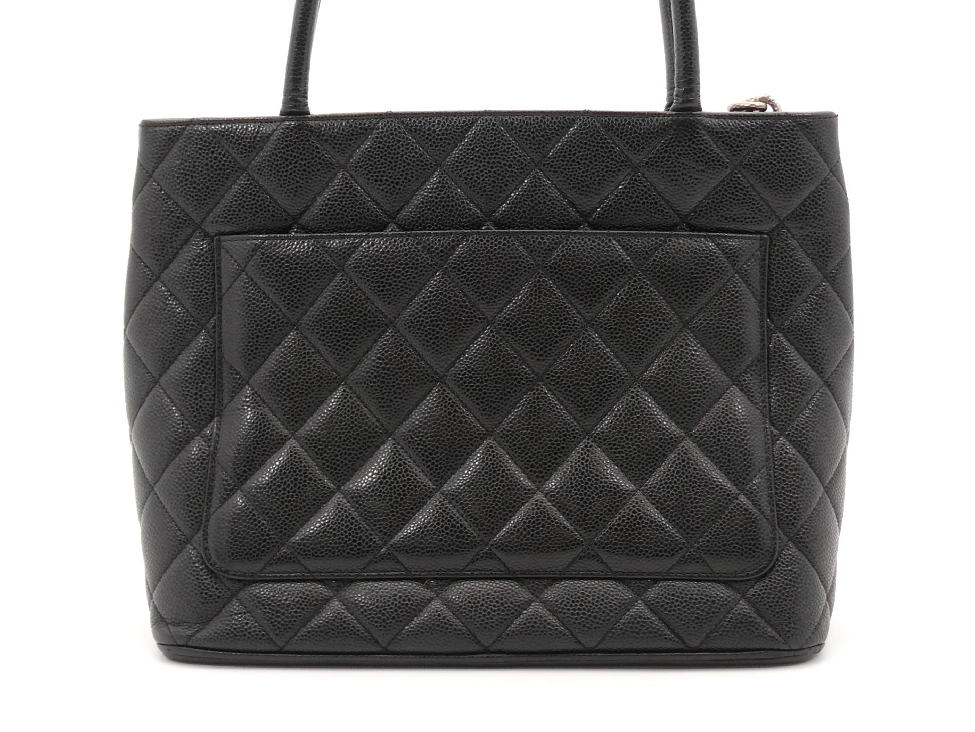 Reissue Tote Bag, Caviar Leather, Coco Mark — view 2