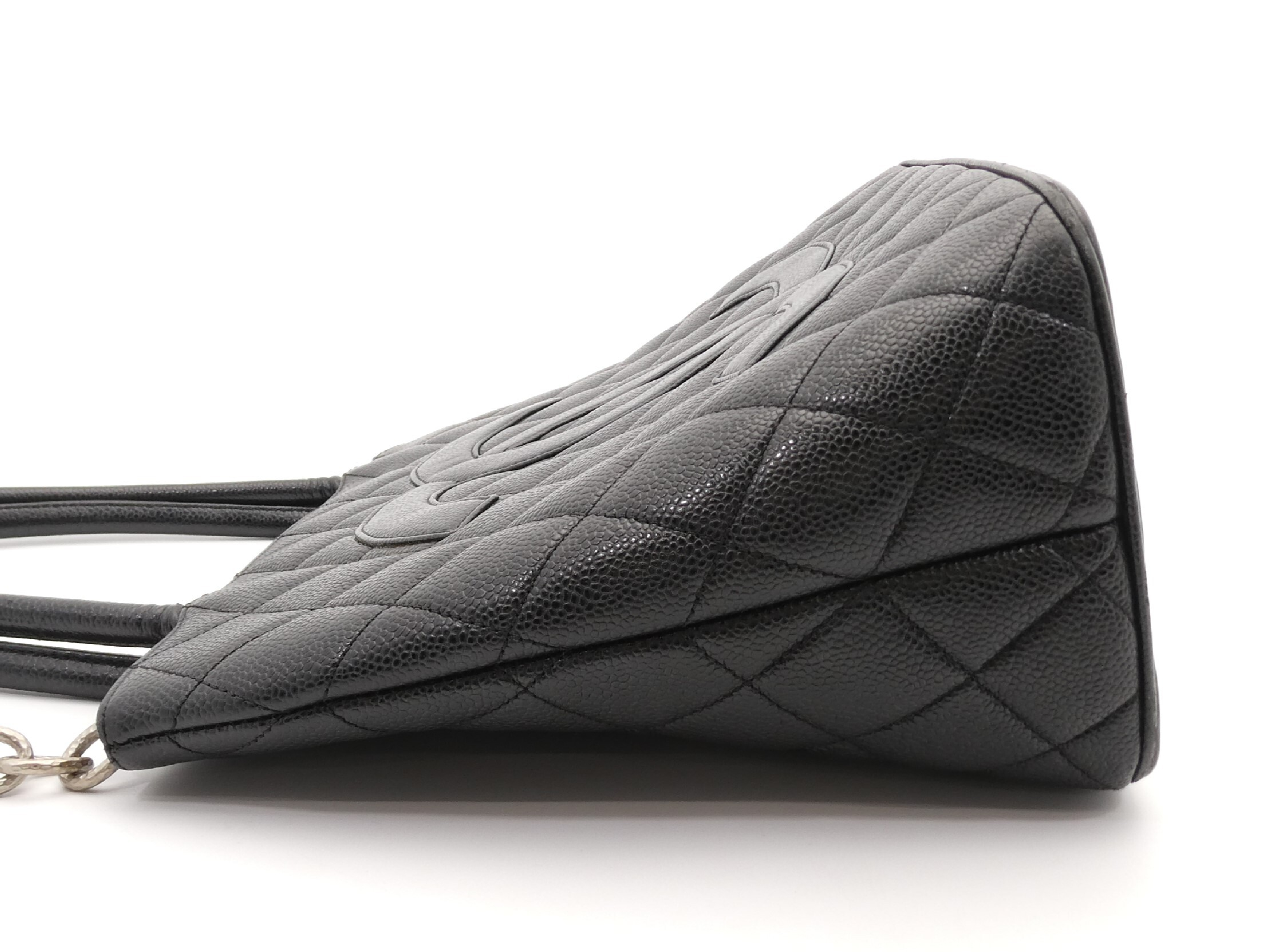 Reissue Tote Bag, Caviar Leather, Coco Mark — view 3