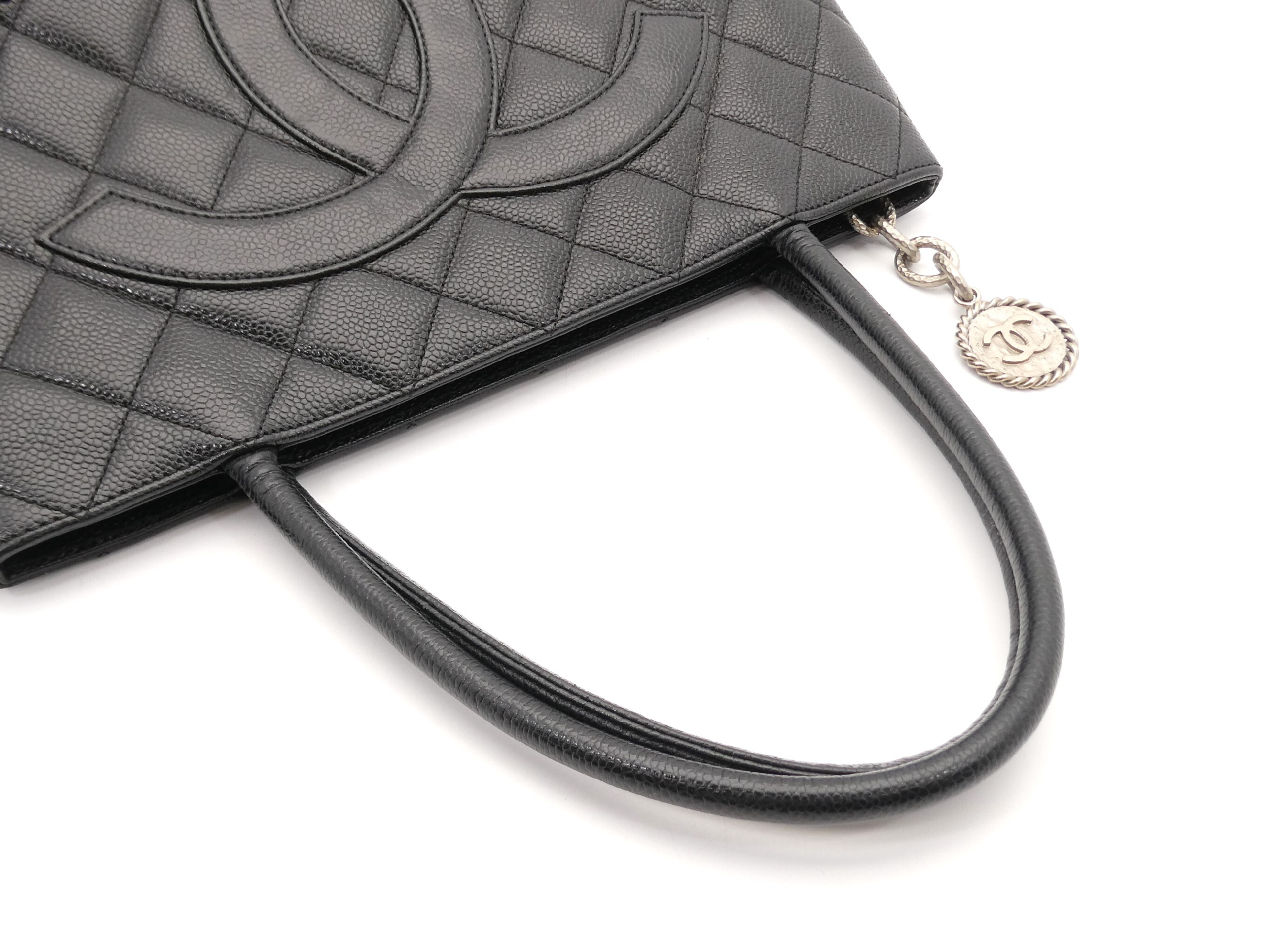 Reissue Tote Bag, Caviar Leather, Coco Mark — view 6