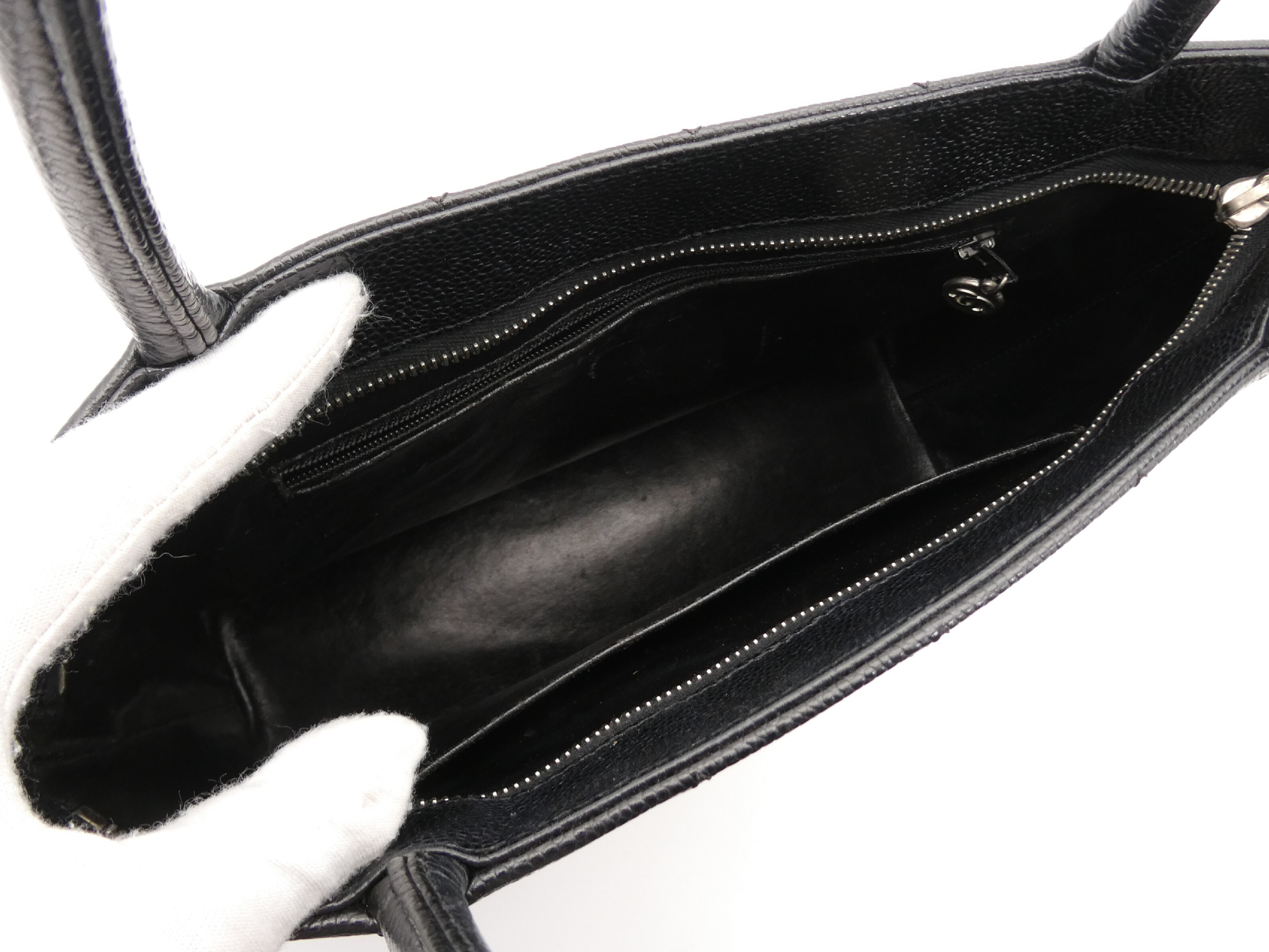 Reissue Tote Bag, Caviar Leather, Coco Mark — view 7