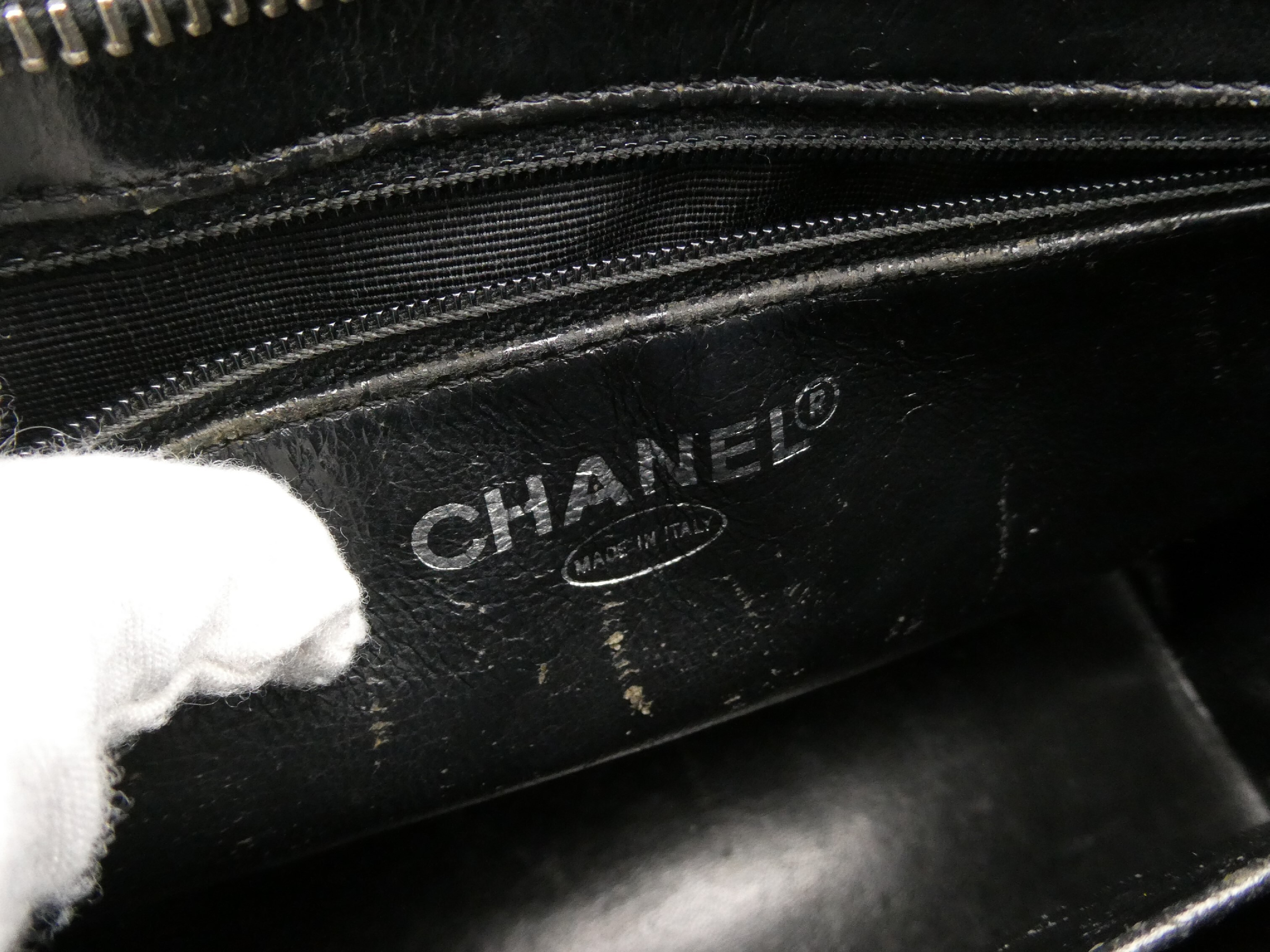 Reissue Tote Bag, Caviar Leather, Coco Mark — view 8