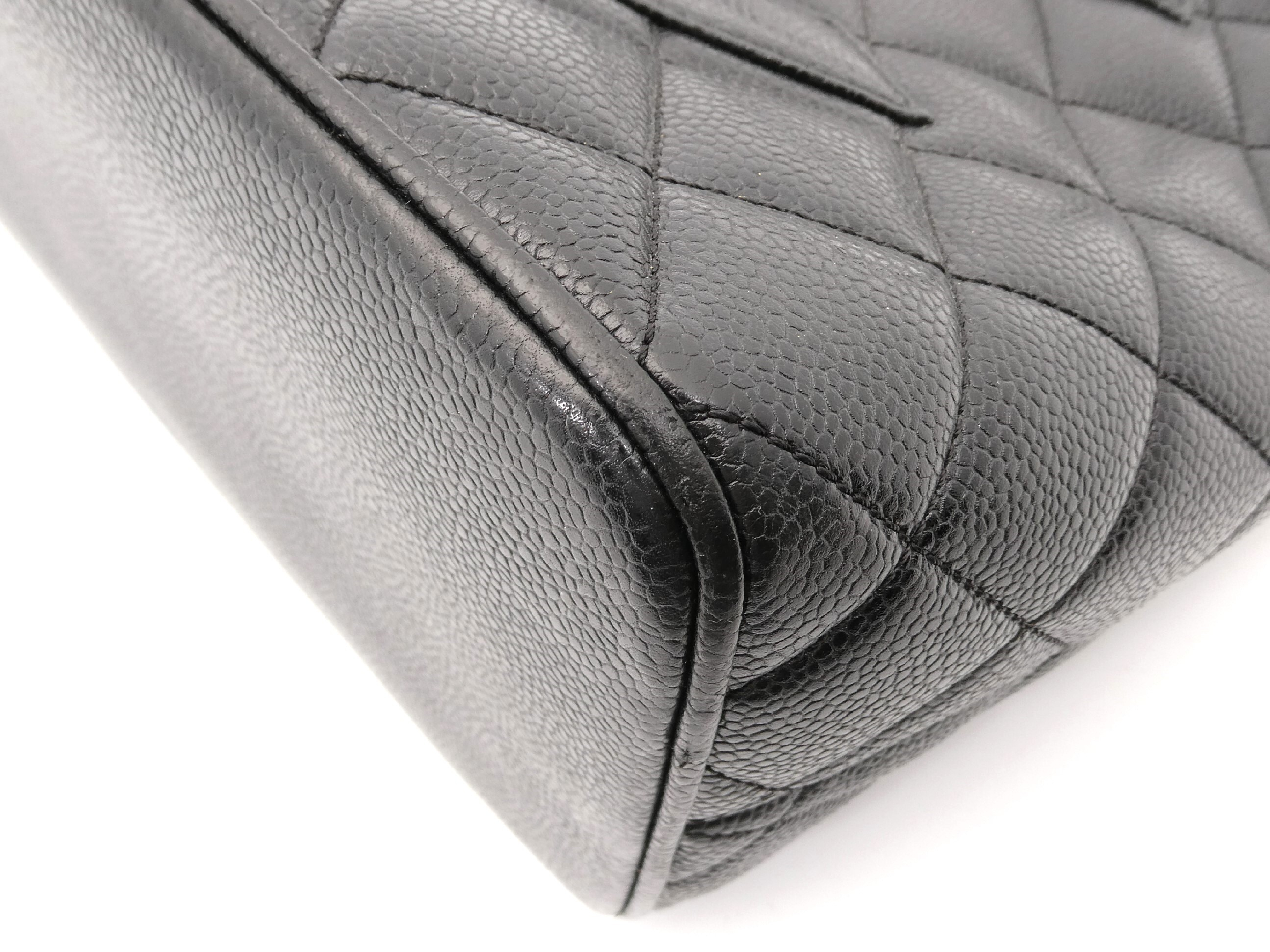 Reissue Tote Bag, Caviar Leather, Coco Mark — view 10