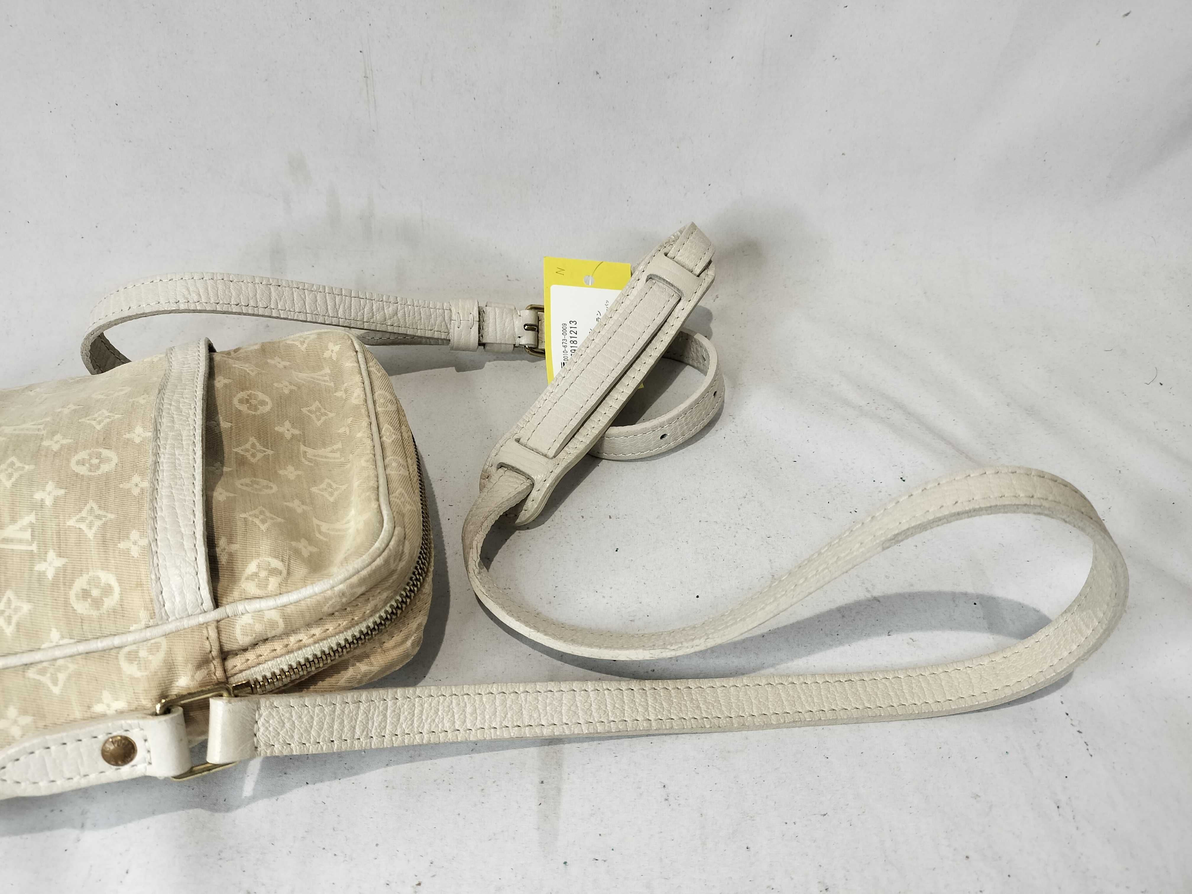 Monogram Mini Lin M95318 Danube Shoulder Bag White Shoulder Bag — view 3