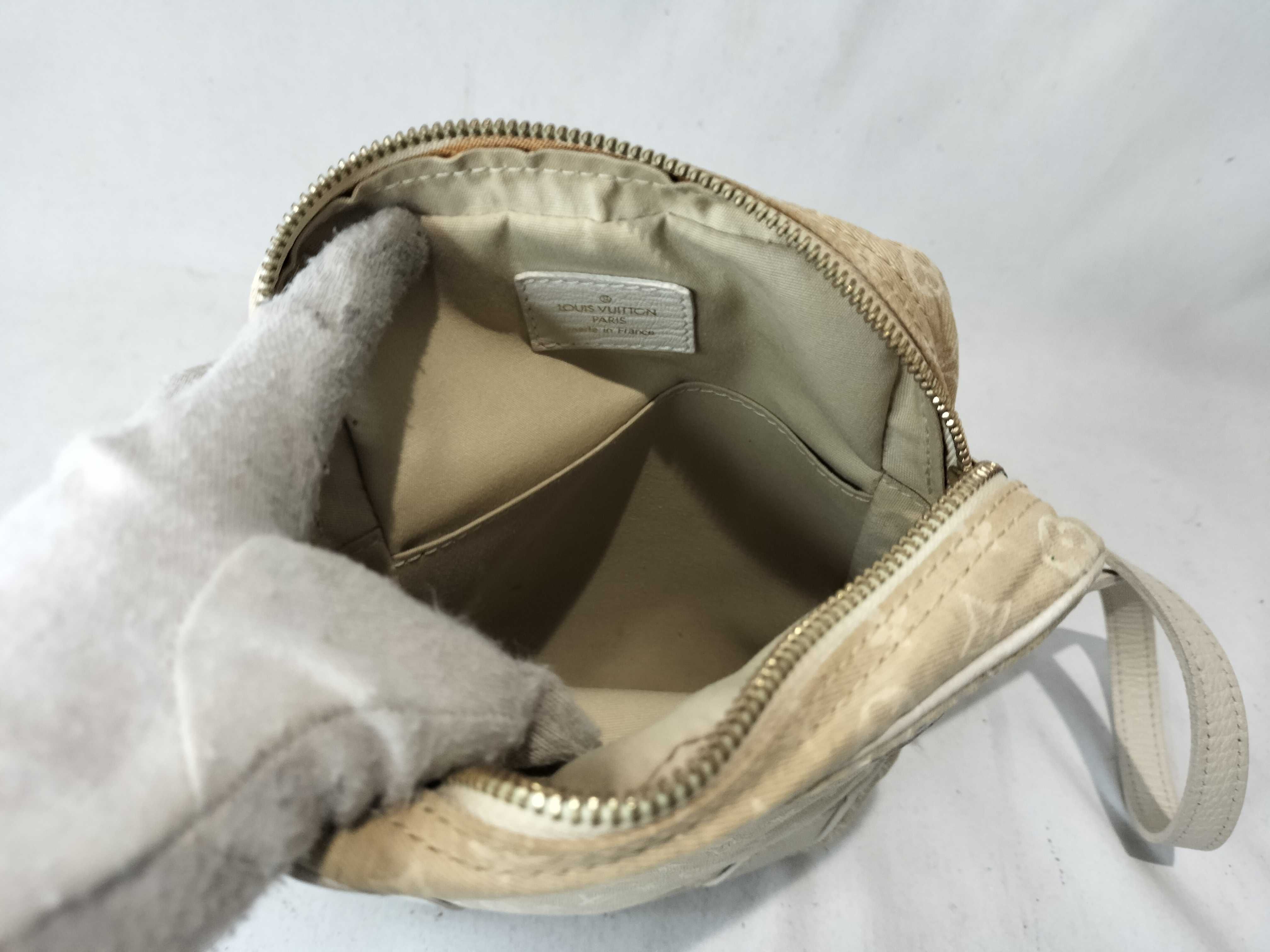 Monogram Mini Lin M95318 Danube Shoulder Bag White Shoulder Bag — view 9