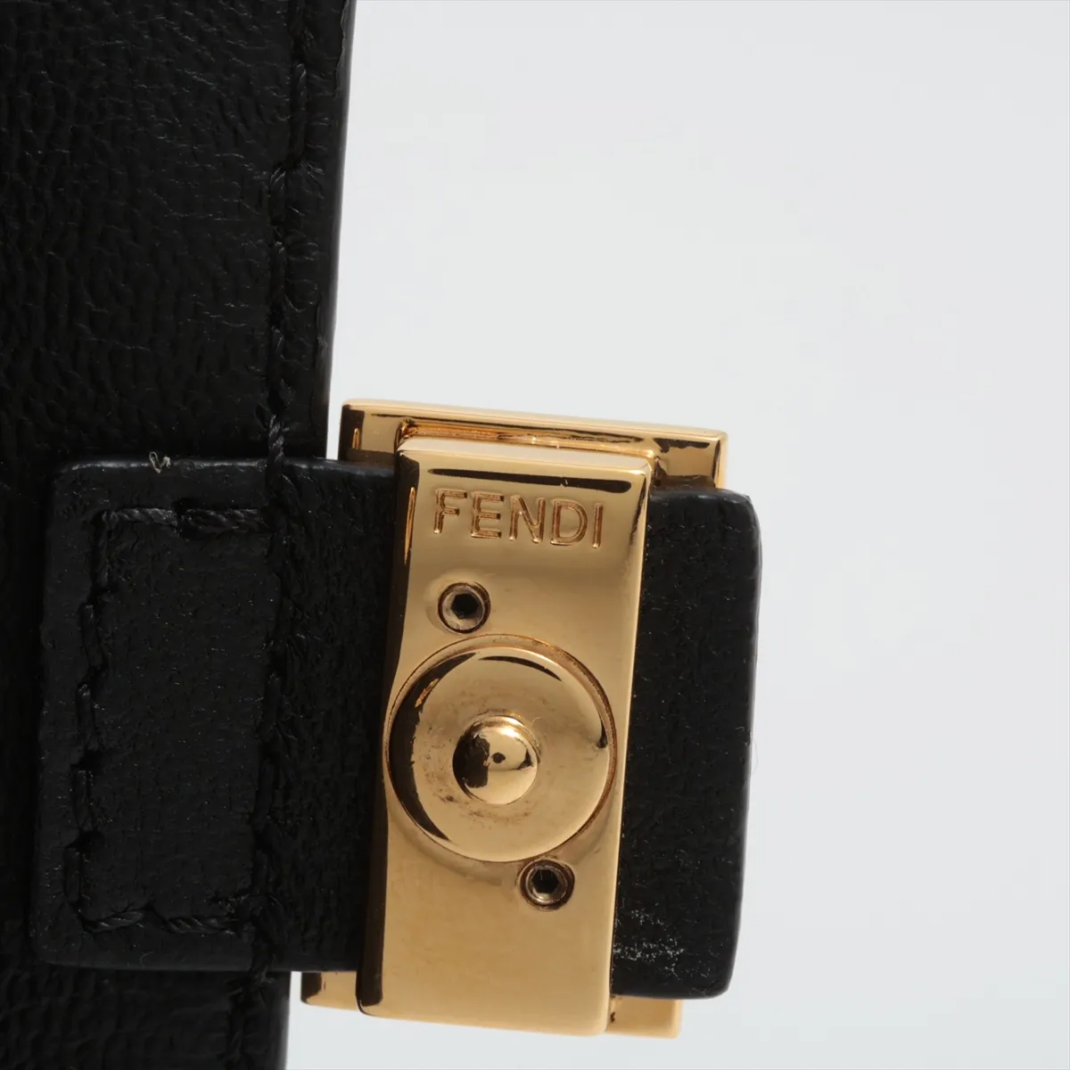Zucca Nano Baguette 7AR844 Leather Shoulder Pouch Black — view 5