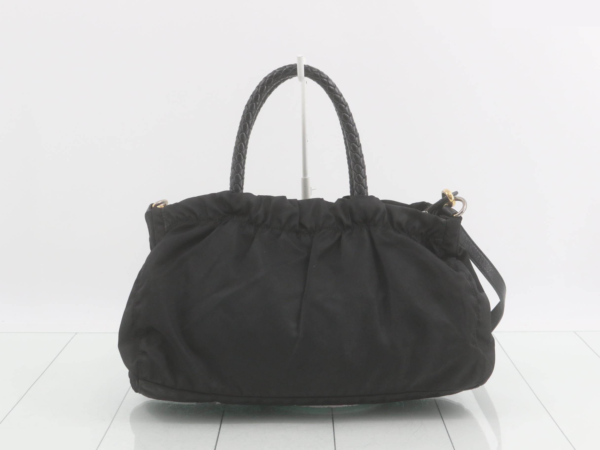 Nylon Ribbon 2-Way Handbag — view 2