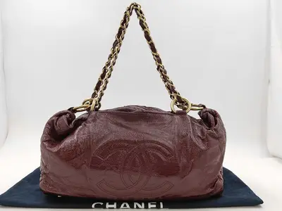 BAG PATENT BOWLING CHAIN ​​SHOULDER W/O CARD NO.11 11454645 Handbag