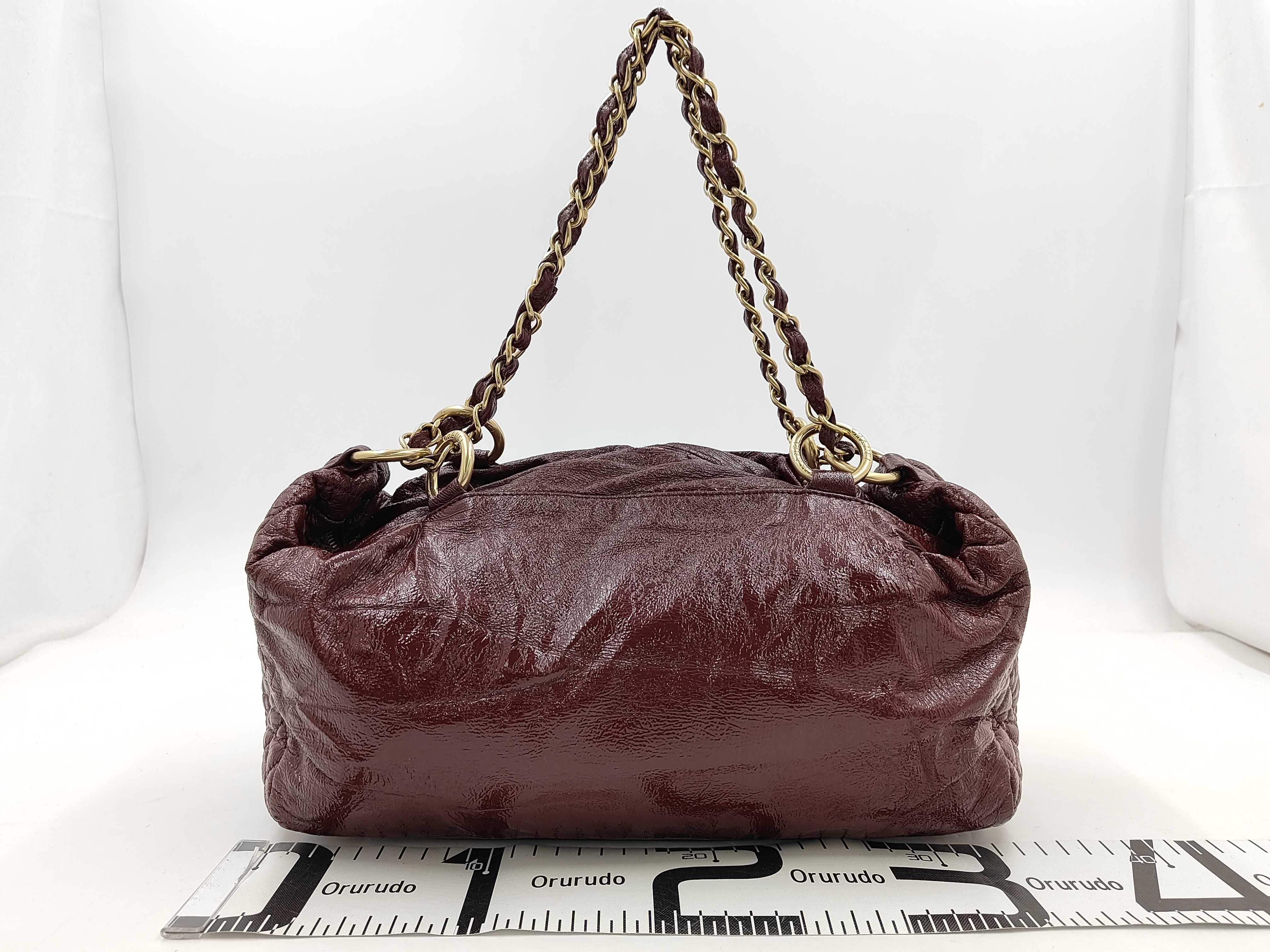 BAG PATENT BOWLING CHAIN ​​SHOULDER W/O CARD NO.11 11454645 Handbag — view 2