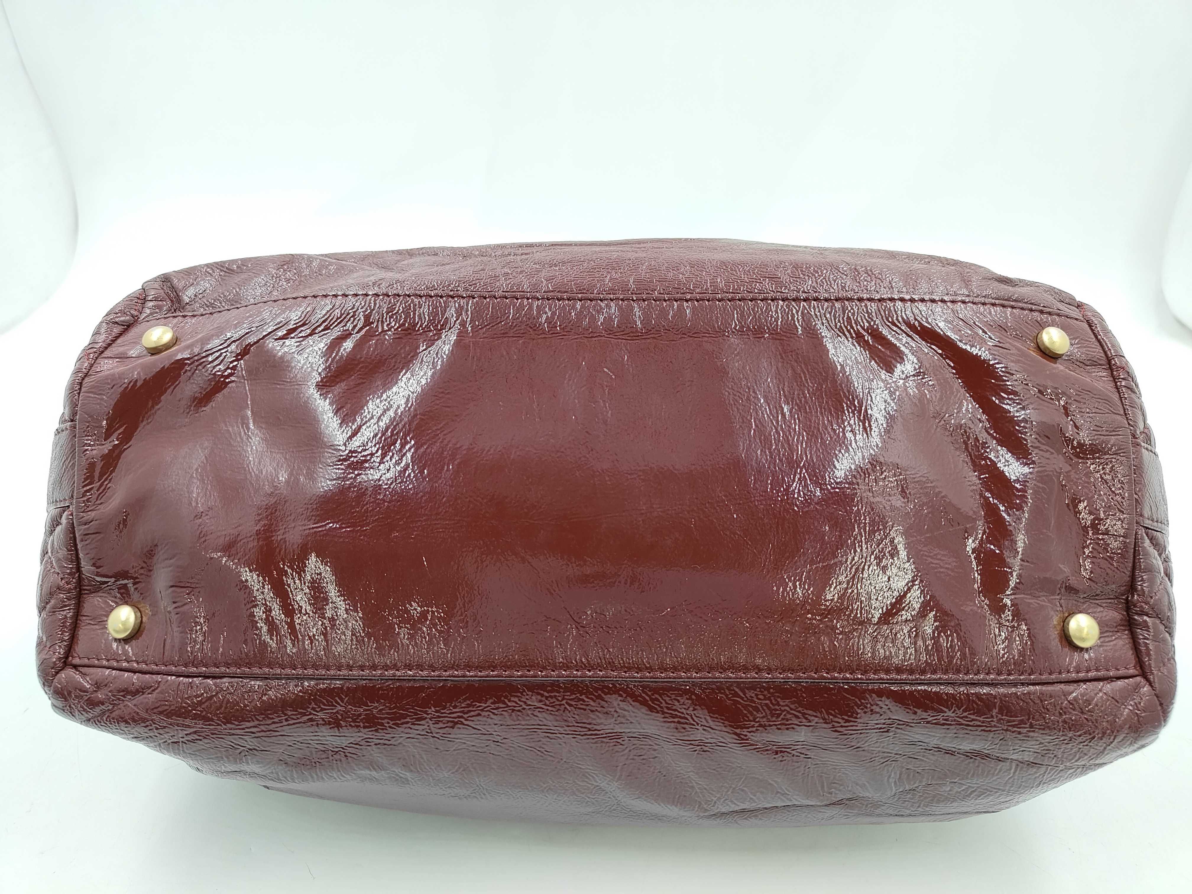 BAG PATENT BOWLING CHAIN ​​SHOULDER W/O CARD NO.11 11454645 Handbag — view 3